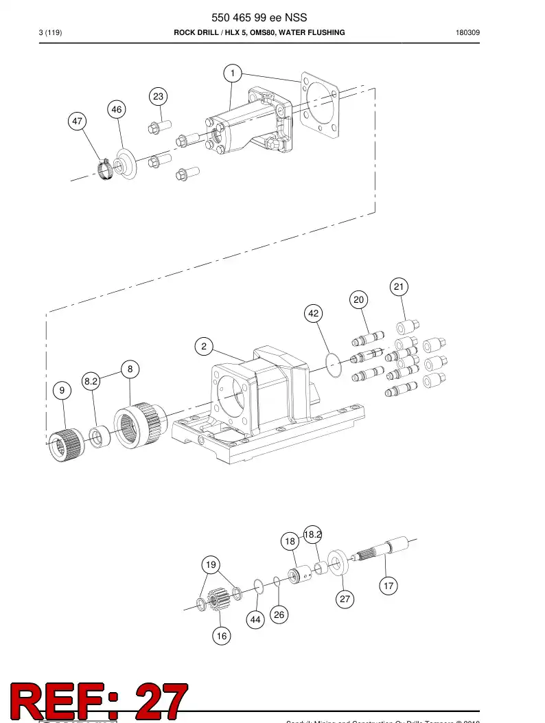 51110830a 511 108 30a Bearing, Ball, Deep Groove - Sandvik Technical Drawing