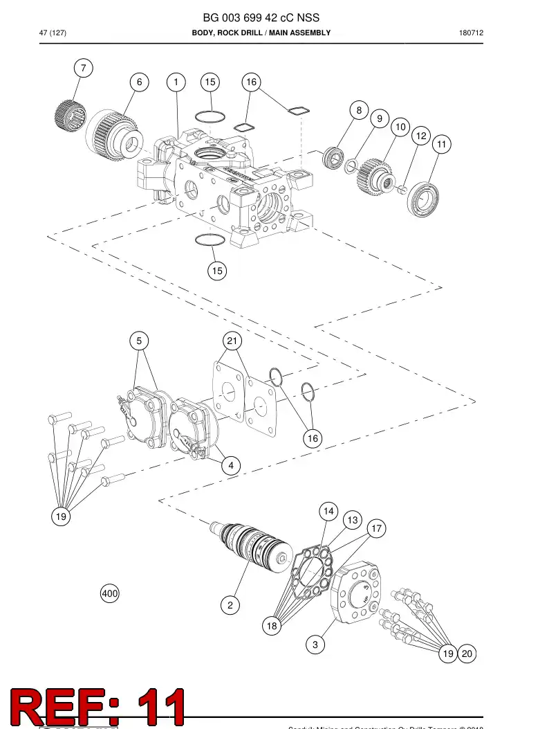 51111150a 511 111 50a Bearing, Ball, Deep Groove - Sandvik Technical Drawing