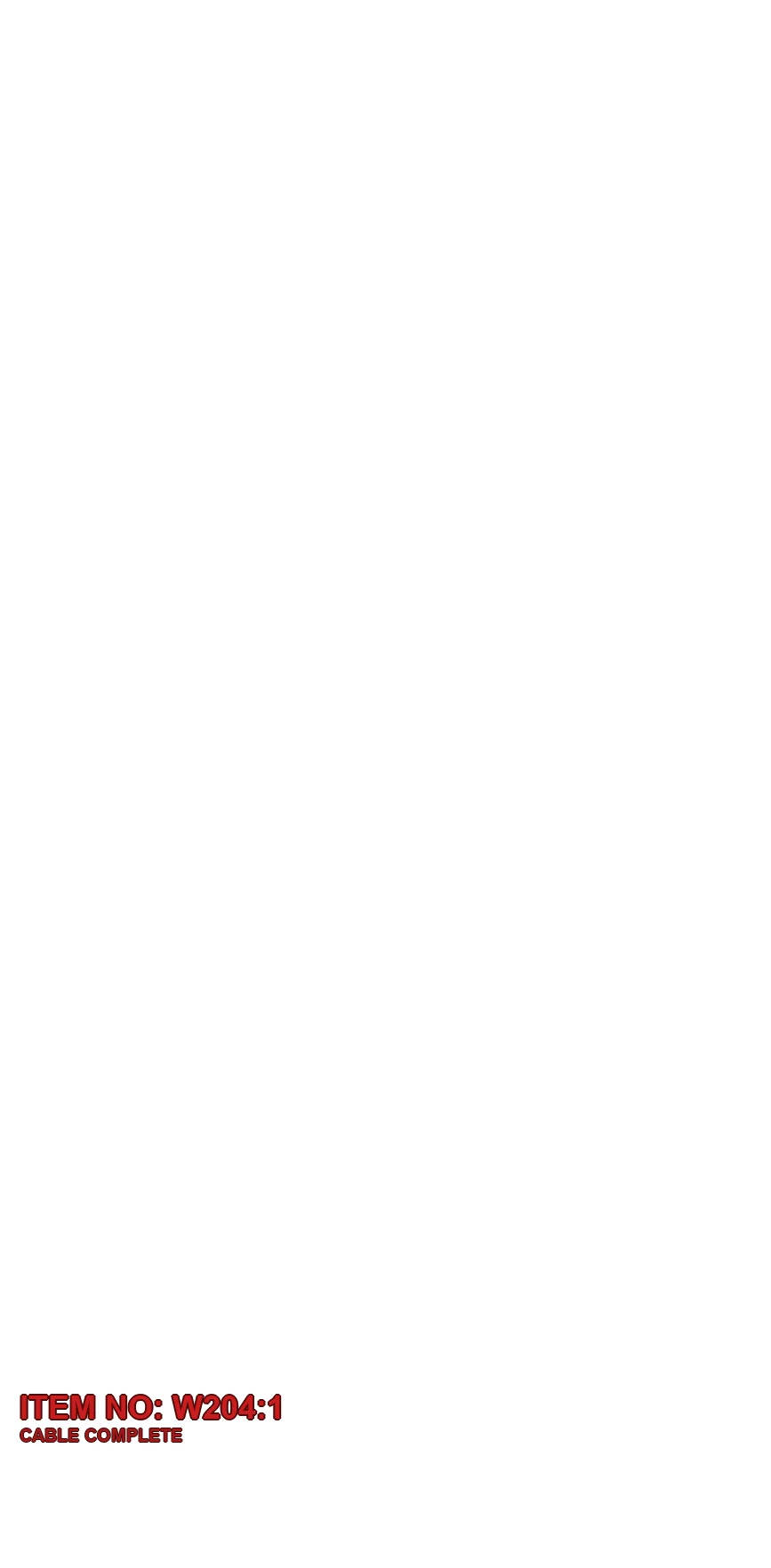 5112 0026 53 CABLE COMPLETE - Technical Drawing