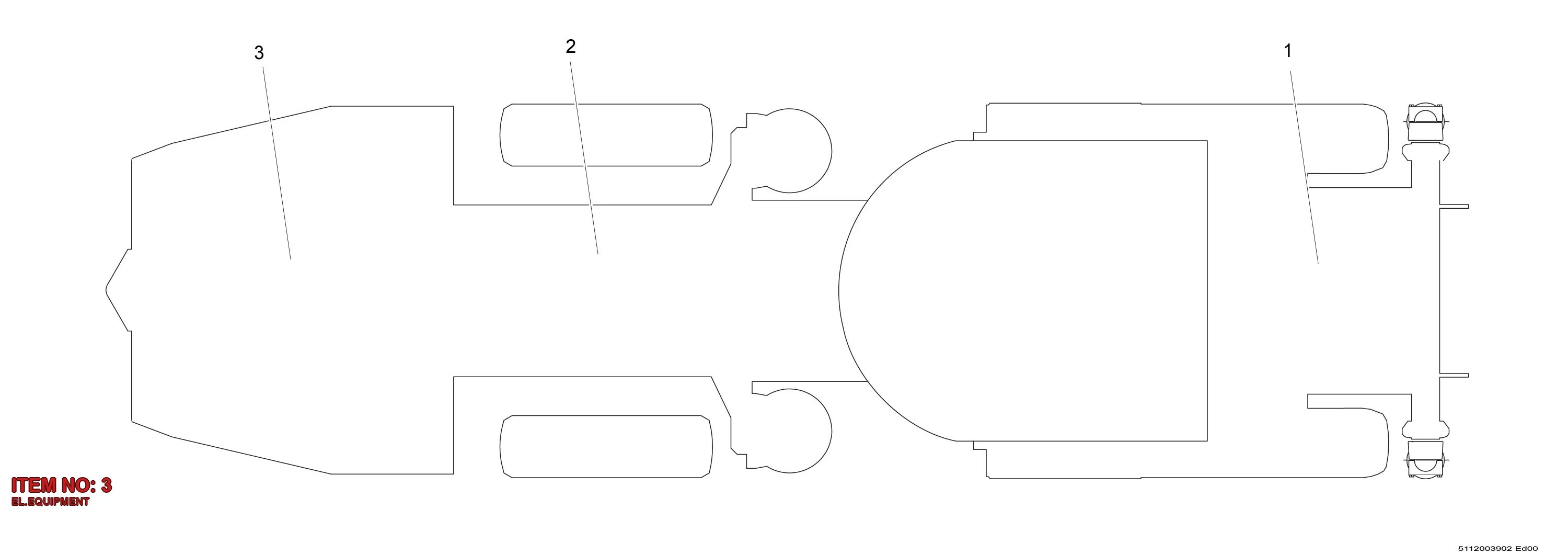 5112 0039 07 EL.EQUIPMENT - Technical Drawing