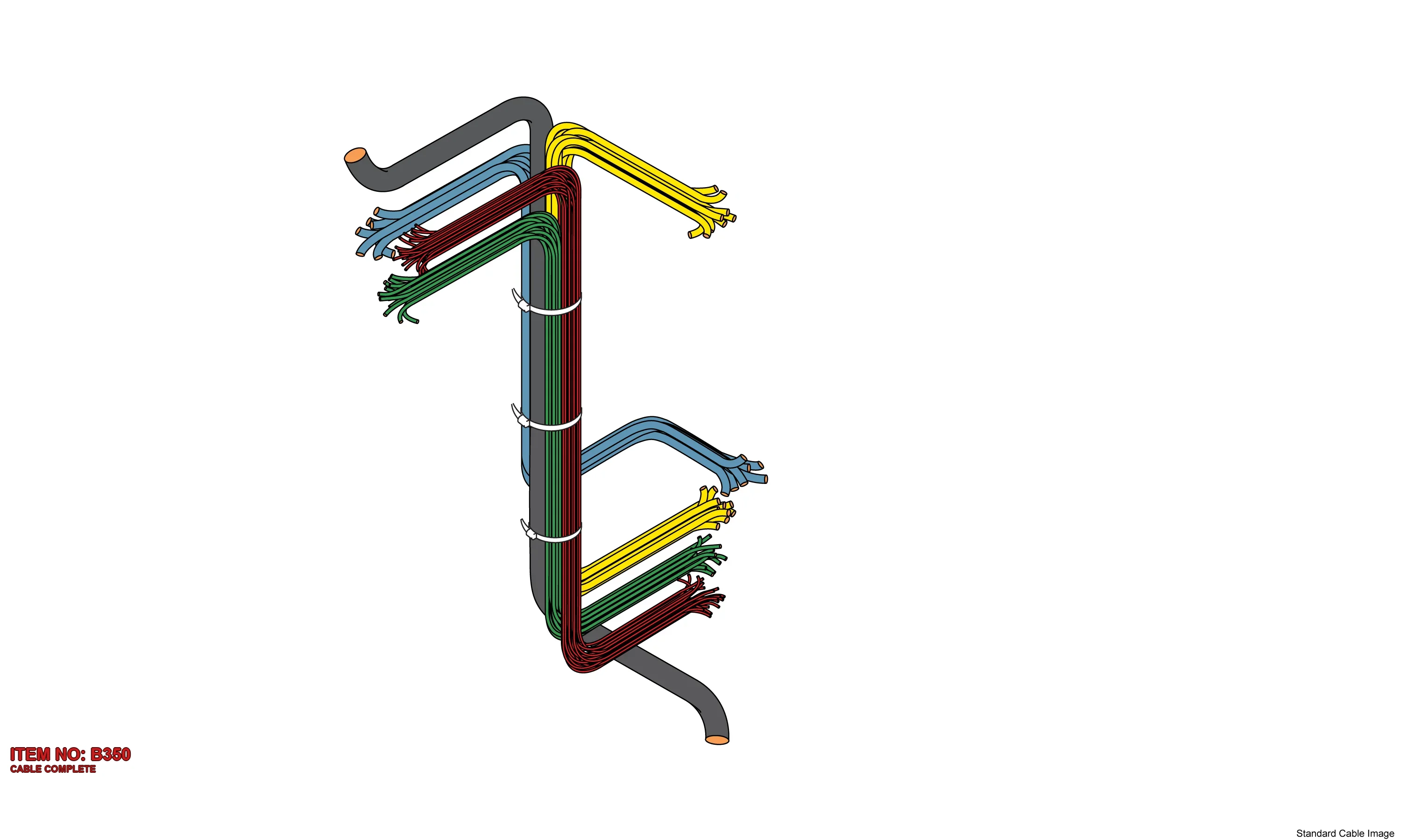 5112 0115 83 CABLE COMPLETE - Technical Drawing