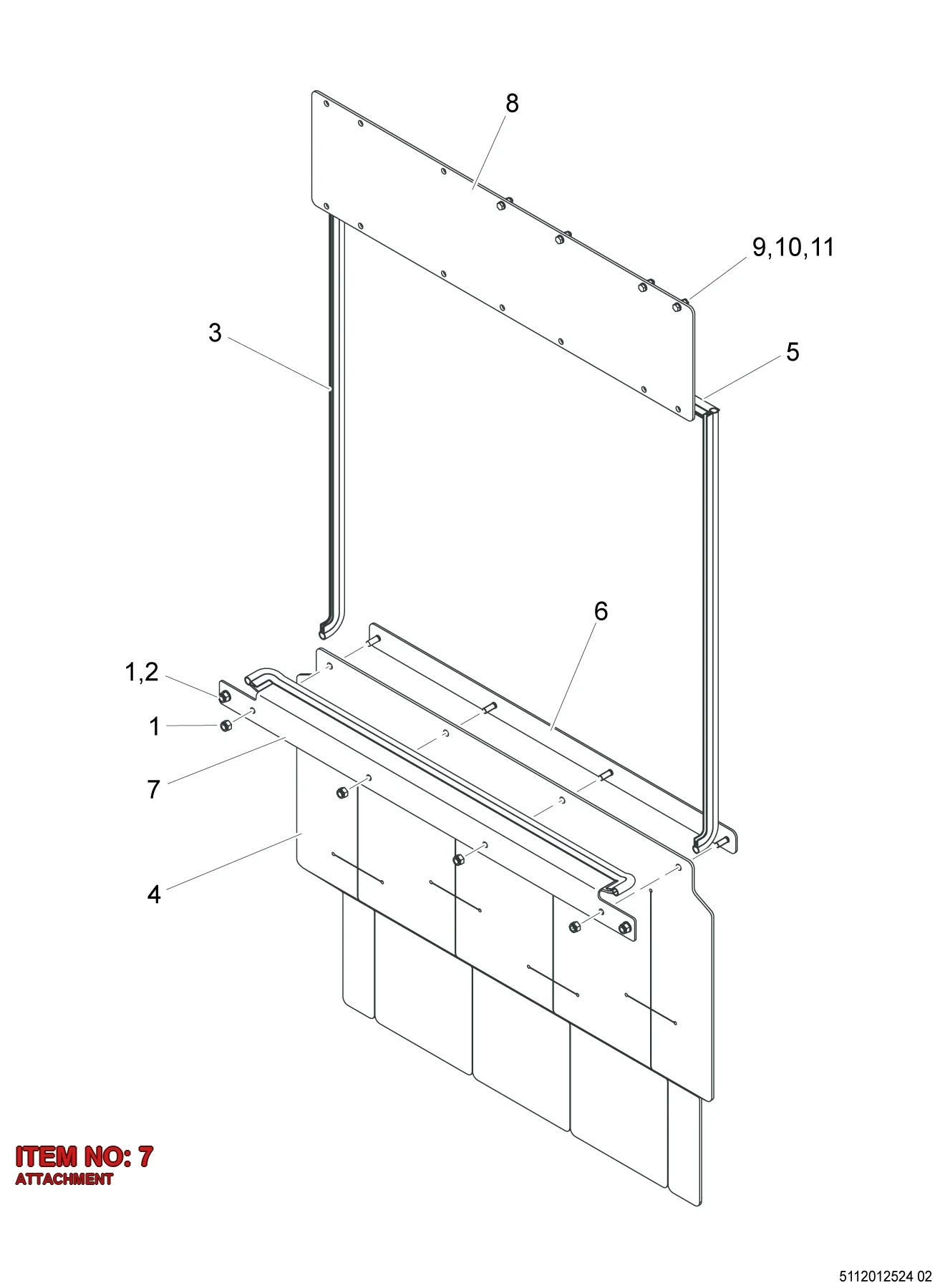 5112 0126 51 ATTACHMENT - Technical Drawing