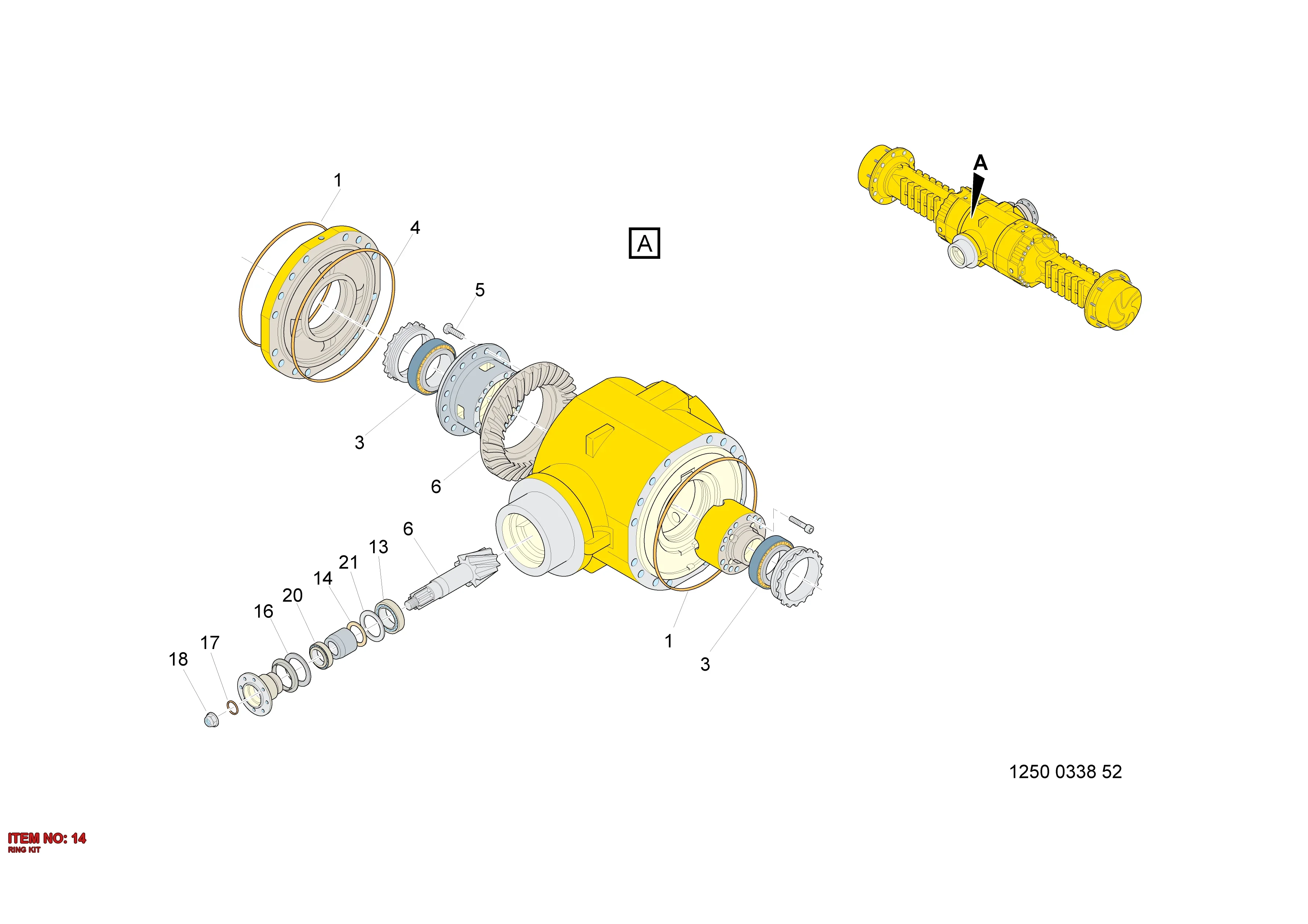 5112 0138 78 RING KIT - Technical Drawing