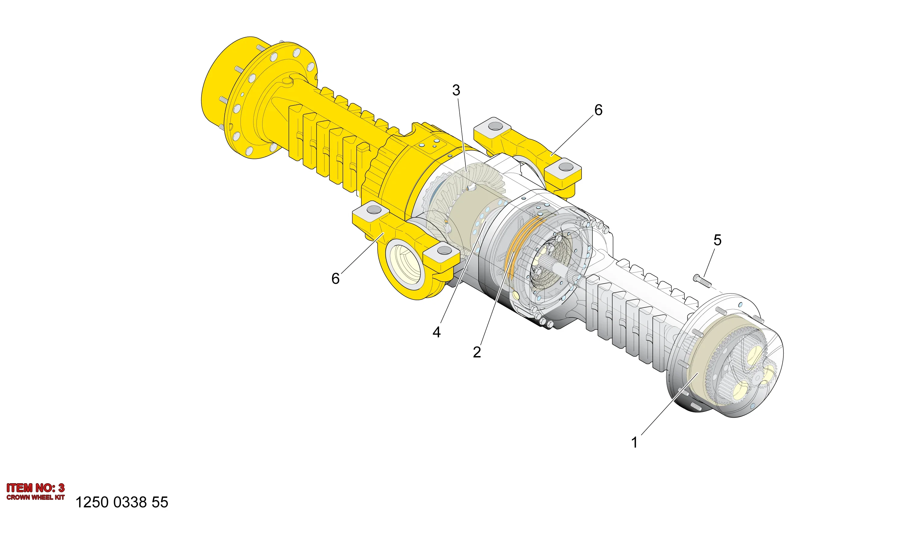 5112 0138 79 CROWN WHEEL KIT - Technical Drawing