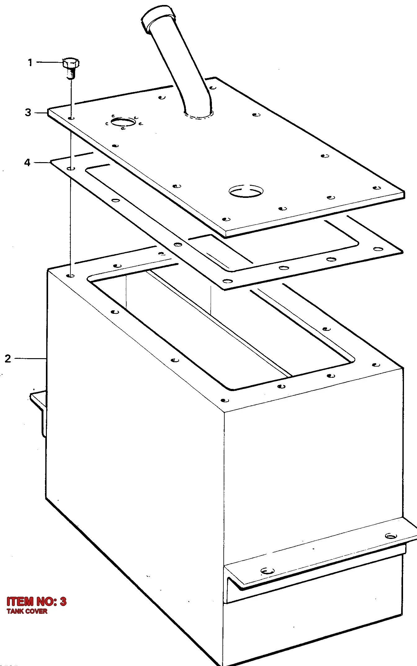 5112 2338 00 TANK COVER - Technical Drawing