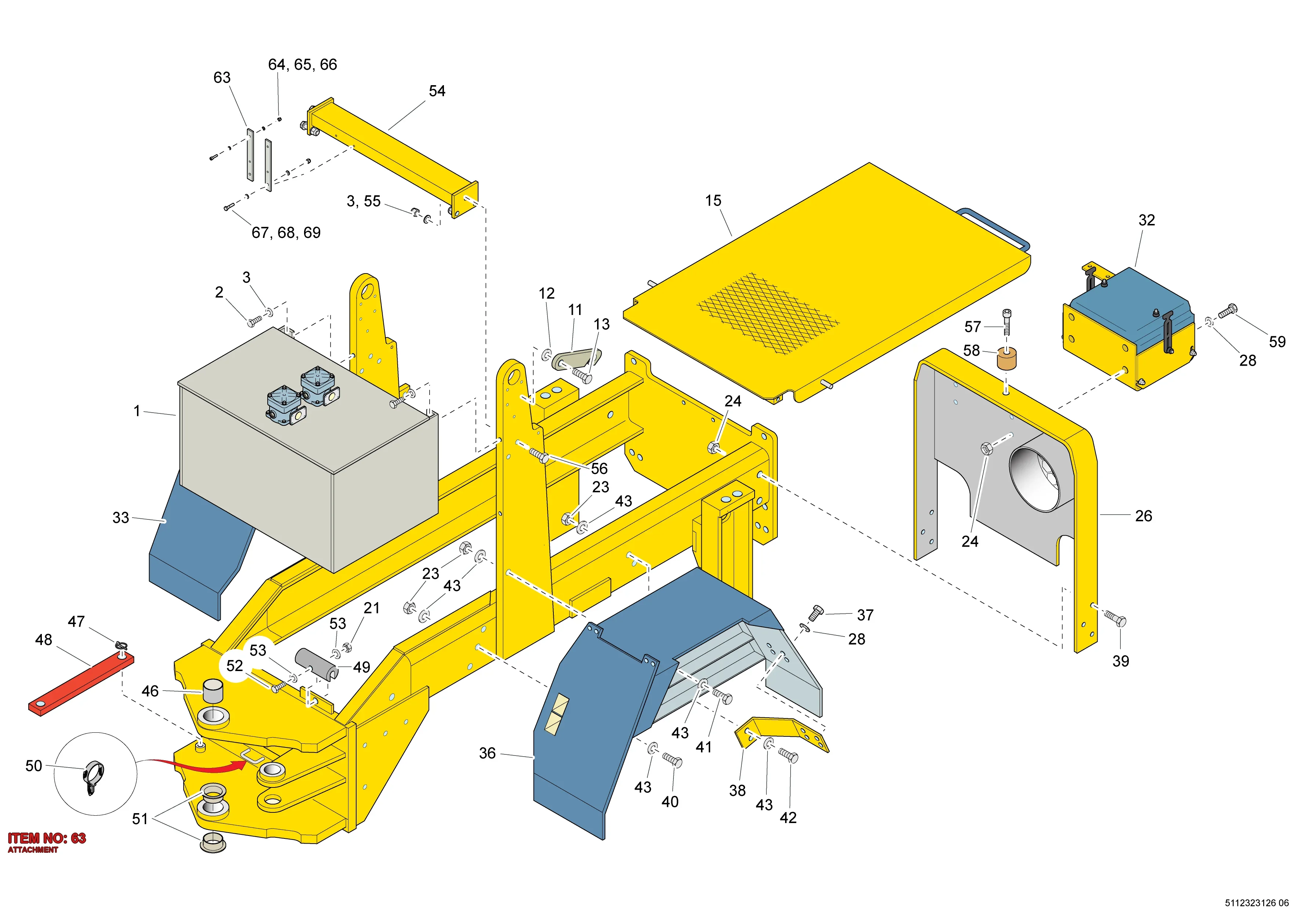 5112 2406 00 ATTACHMENT - Technical Drawing
