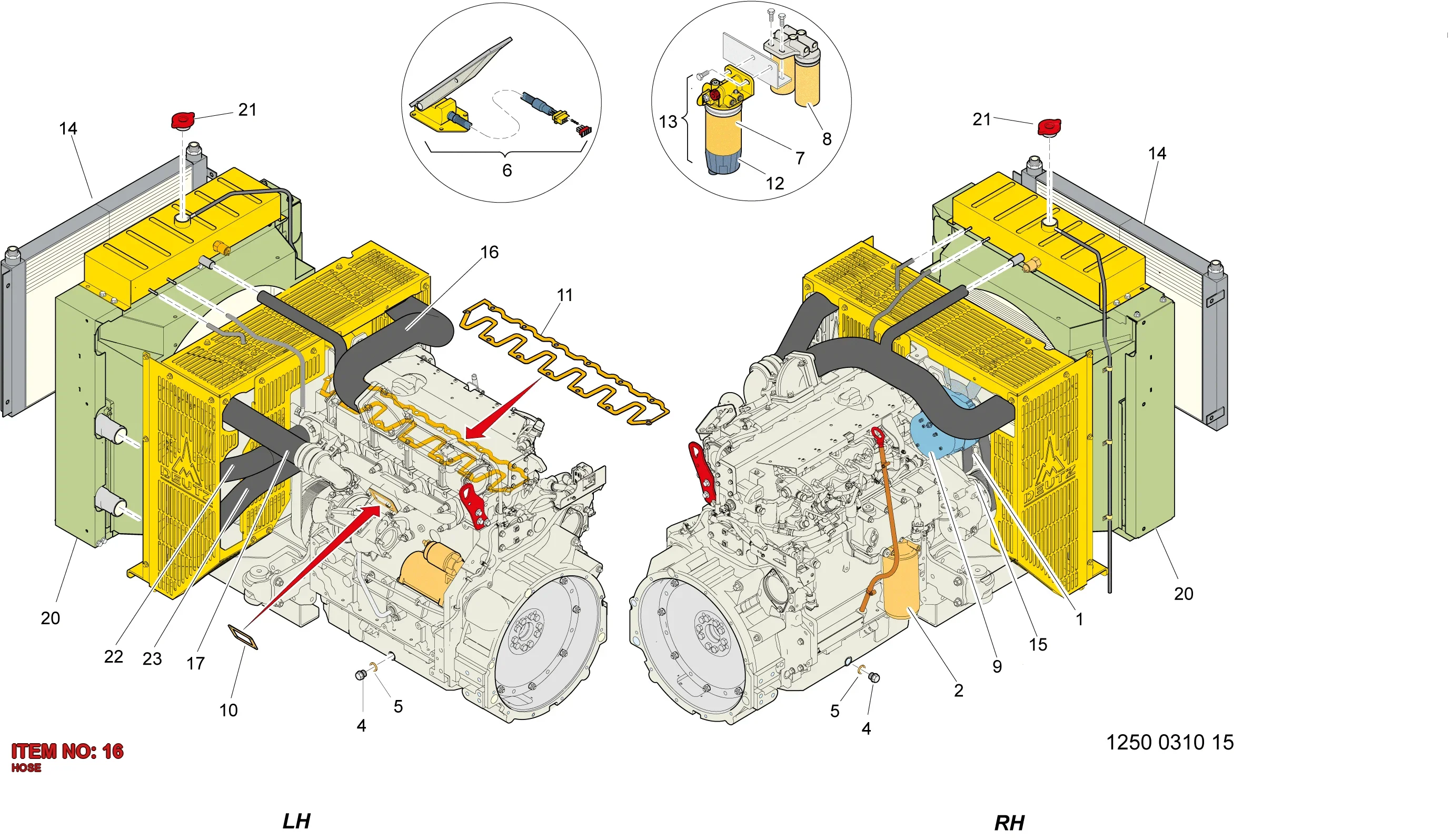 5112 2635 10 HOSE - Technical Drawing