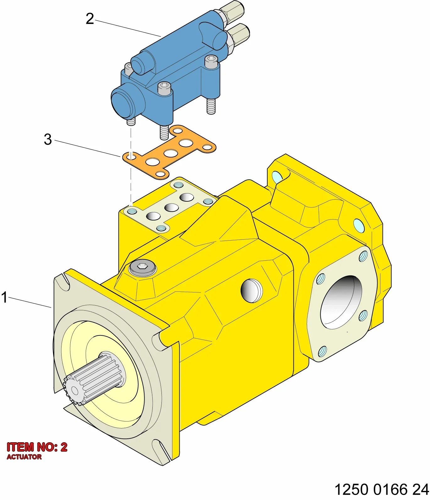 5112 2878 09 ACTUATOR - Technical Drawing