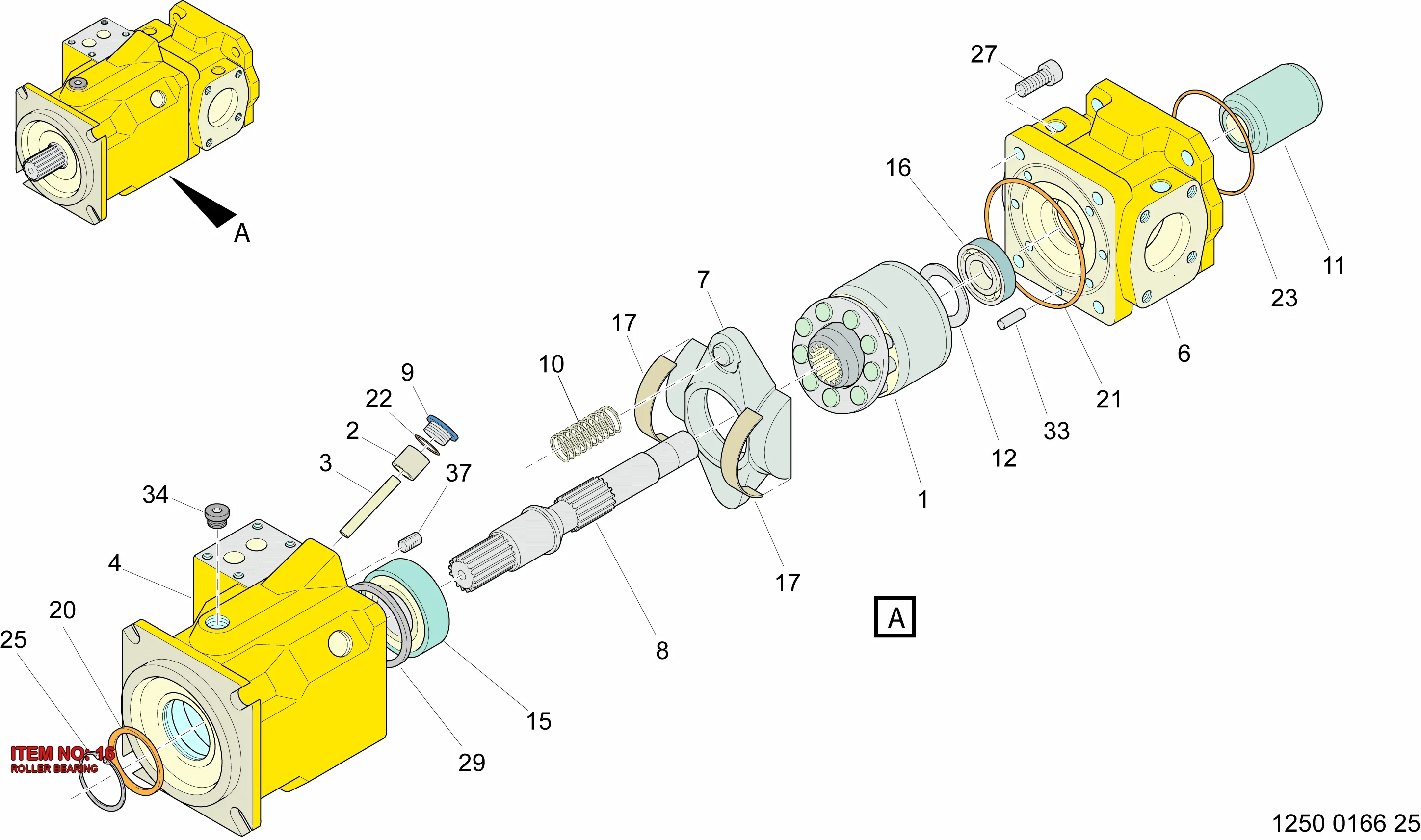 5112 2878 42 ROLLER BEARING - Technical Drawing