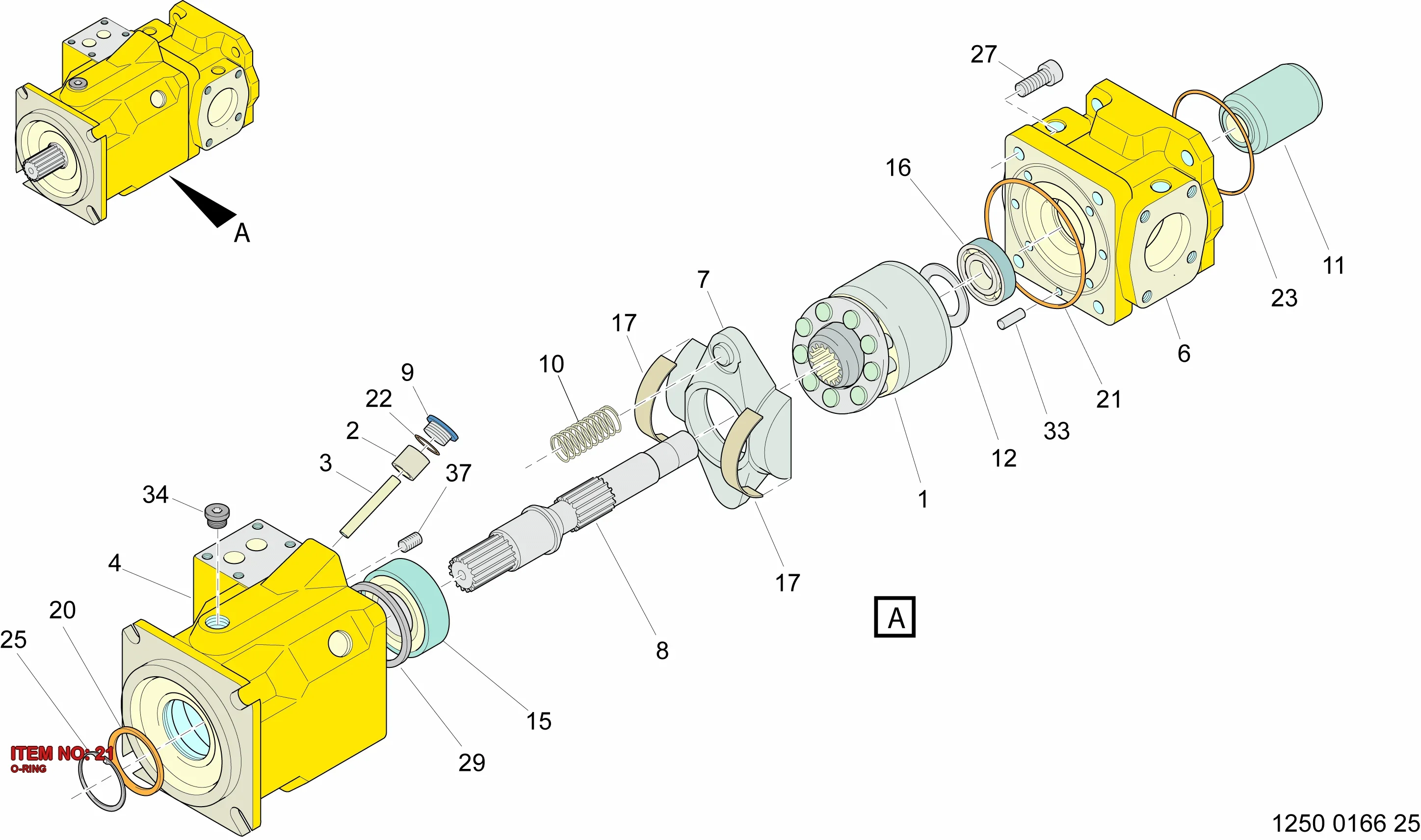 5112 2878 44 O-RING - Technical Drawing