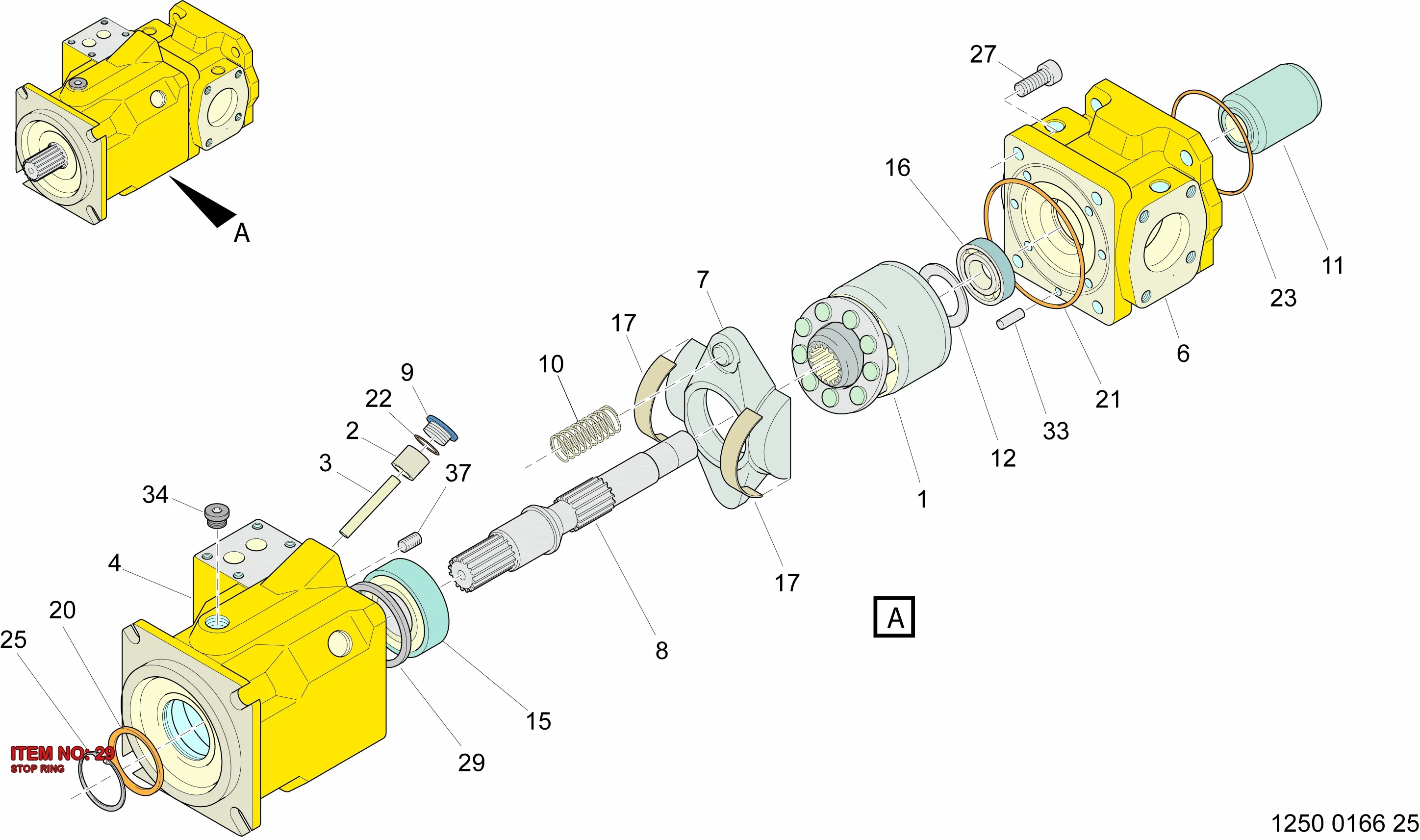 5112 2878 47 STOP RING - Technical Drawing