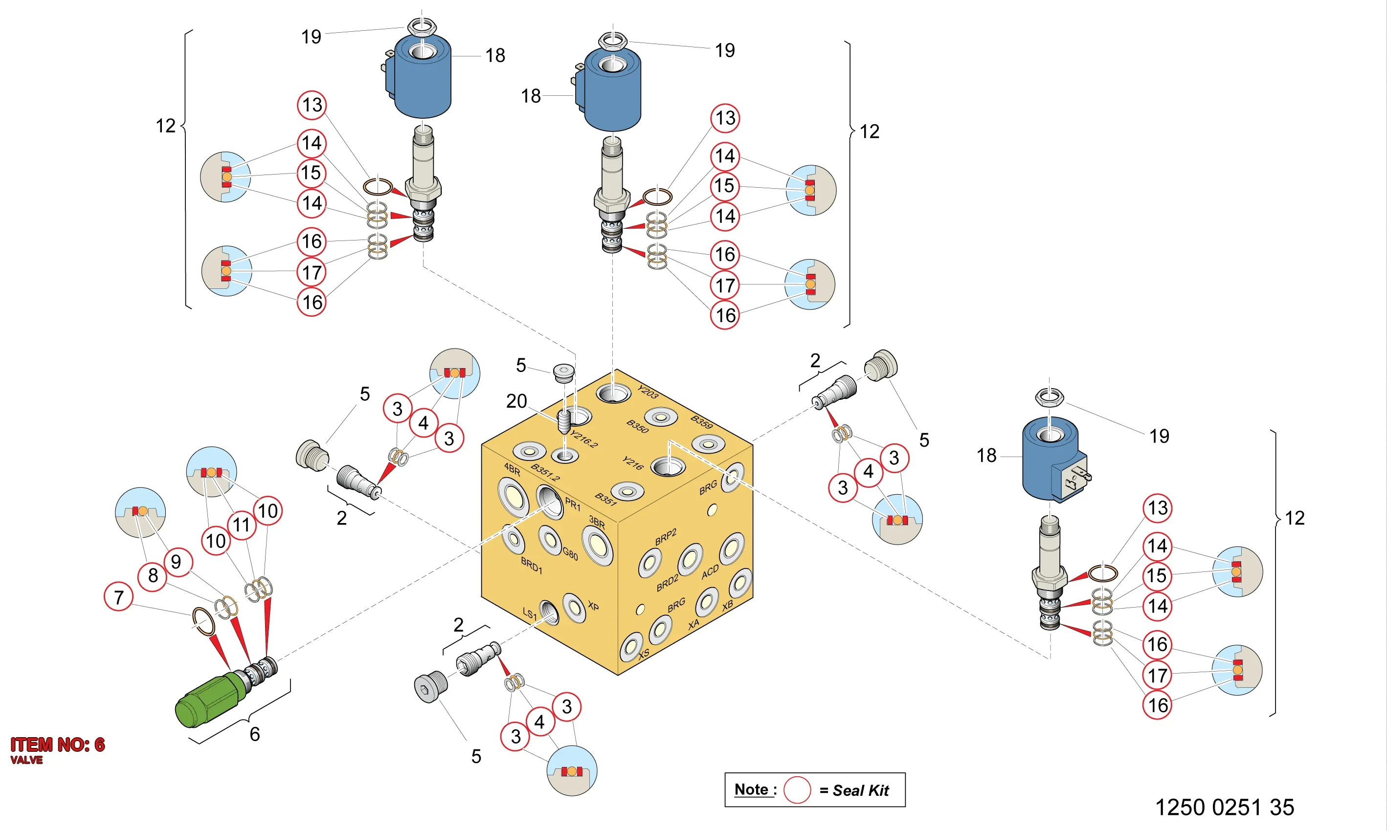 5112 2879 02 VALVE - Technical Drawing