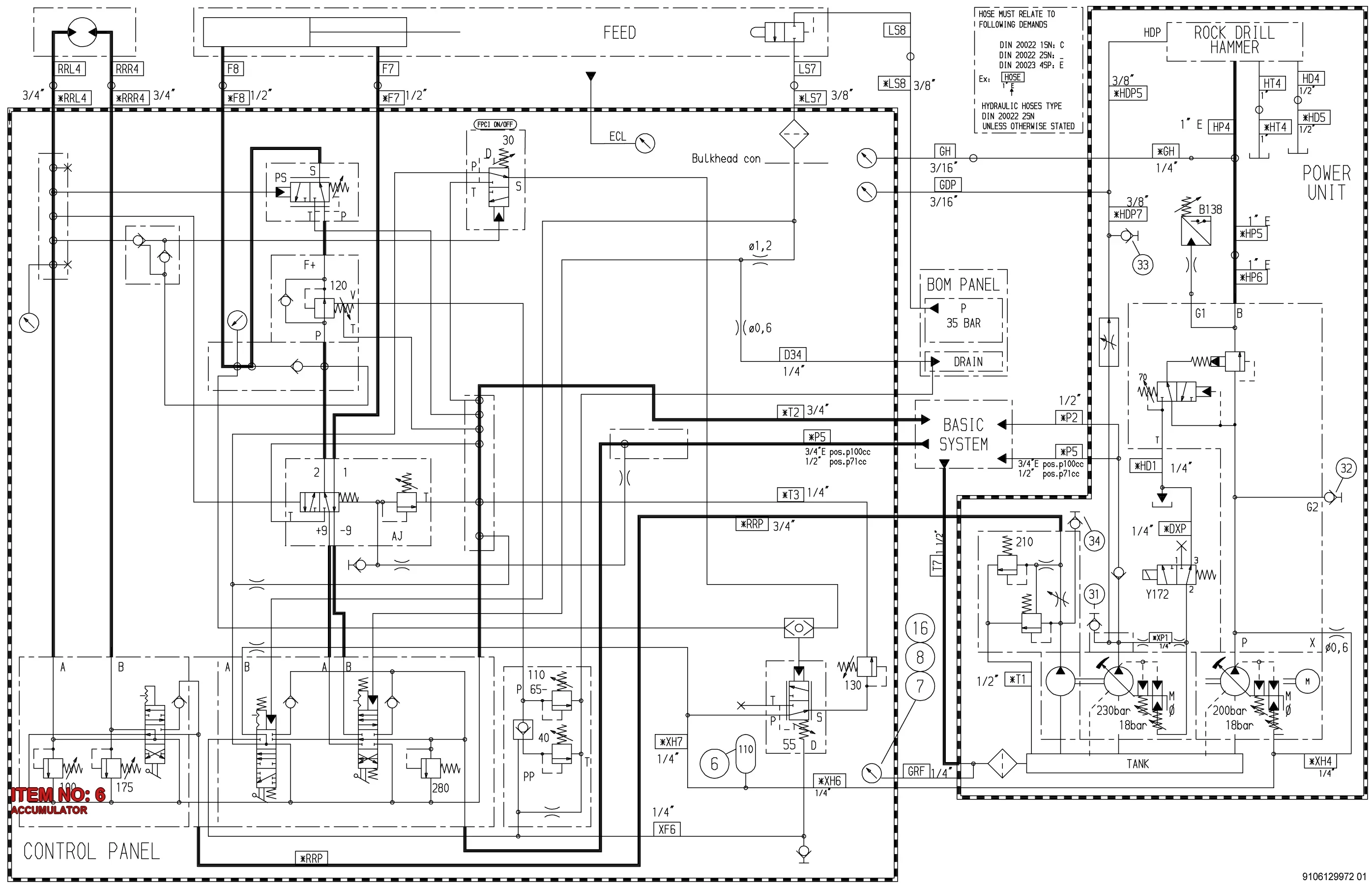 5112 2915 10 ACCUMULATOR - Technical Drawing