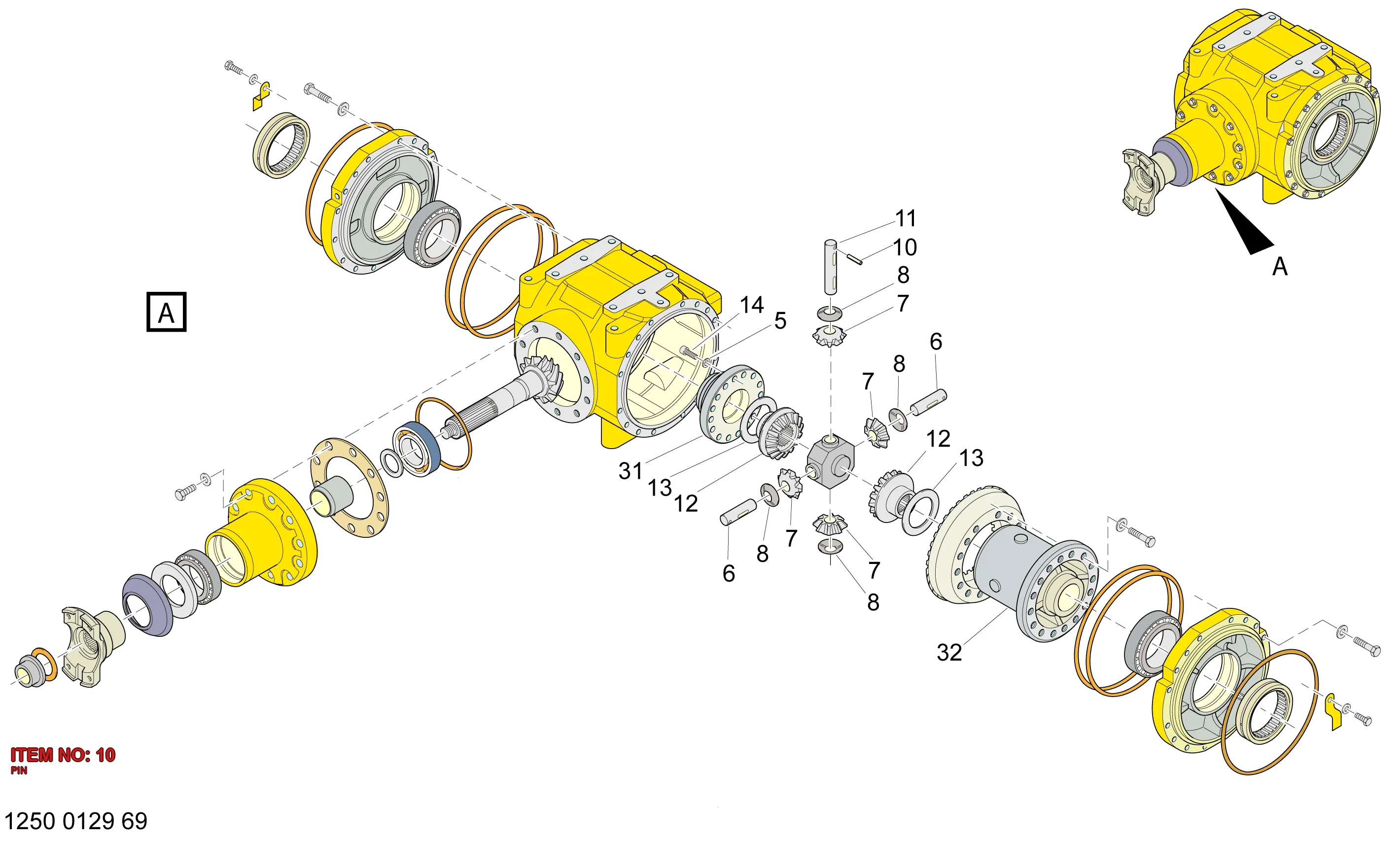 5112 3003 77 PIN - Technical Drawing