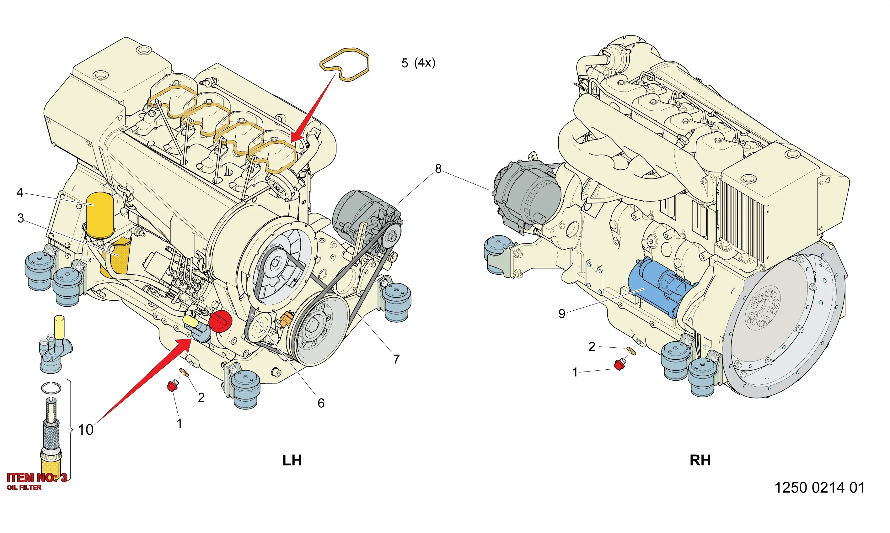 5112 3007 59 OIL FILTER - Technical Drawing
