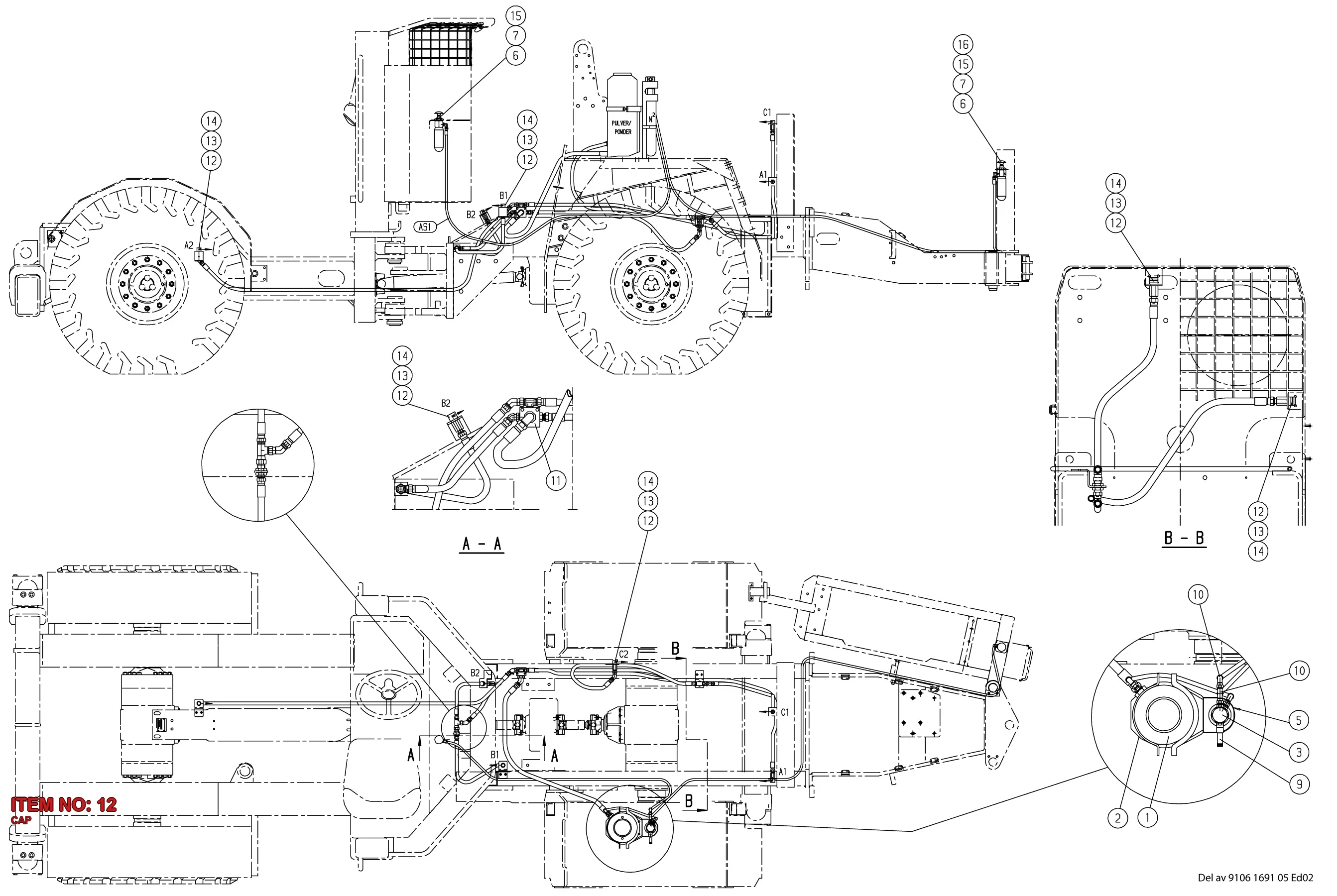 5112 3049 10 CAP - Technical Drawing