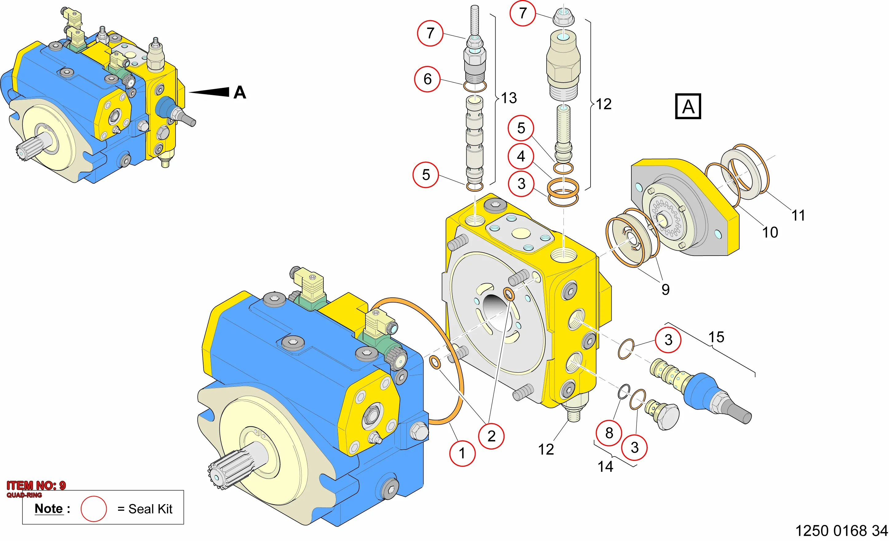 5112 3102 22 QUAD-RING - Technical Drawing