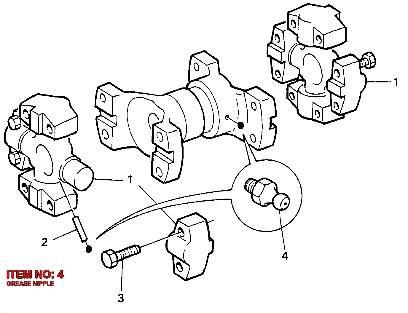5112 3102 78 GREASE NIPPLE - Technical Drawing