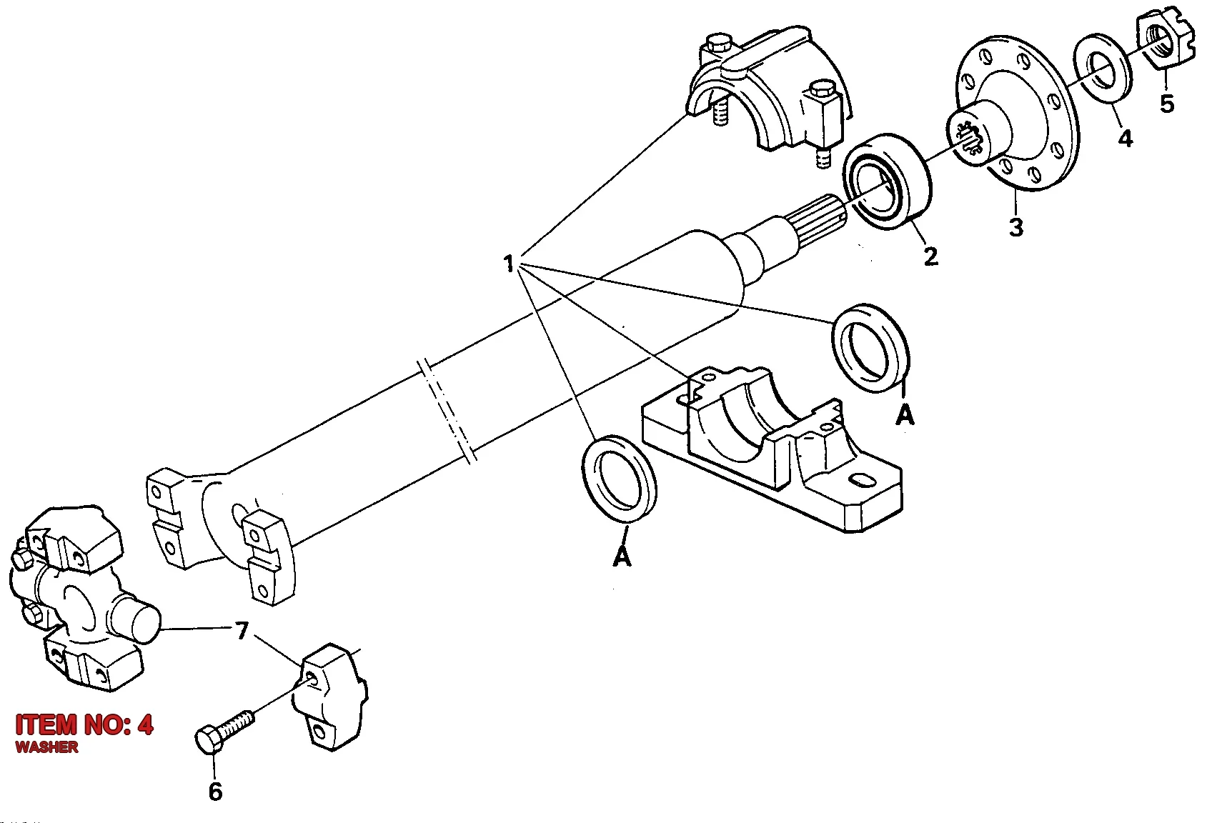 5112 3102 79 WASHER - Technical Drawing