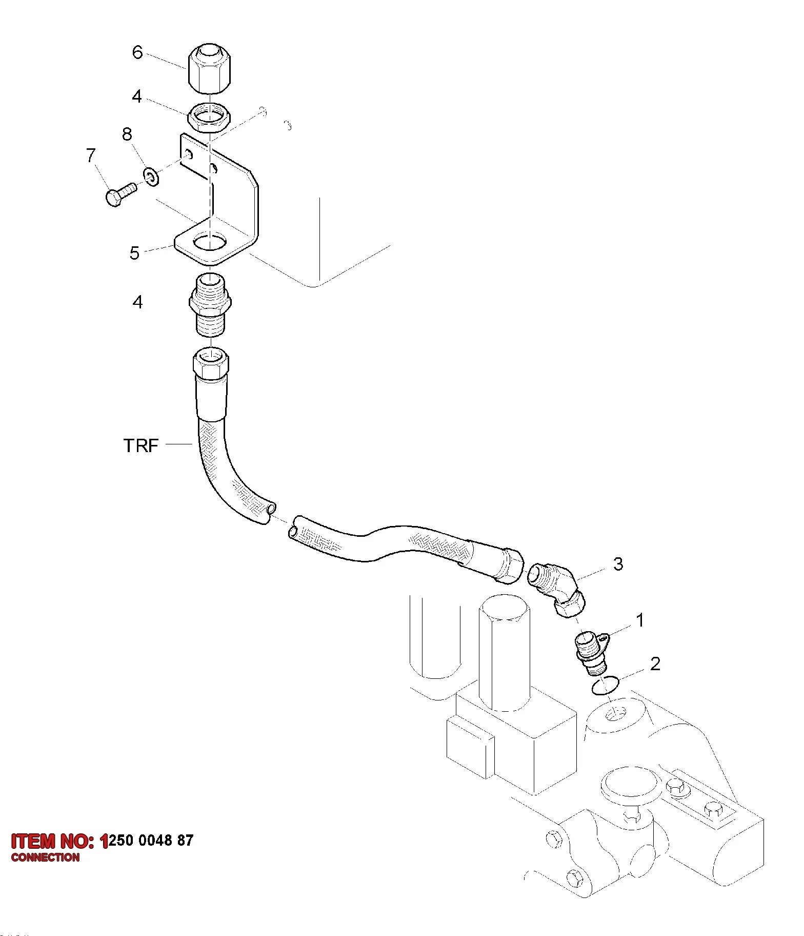 5112 3111 75 CONNECTION - Technical Drawing
