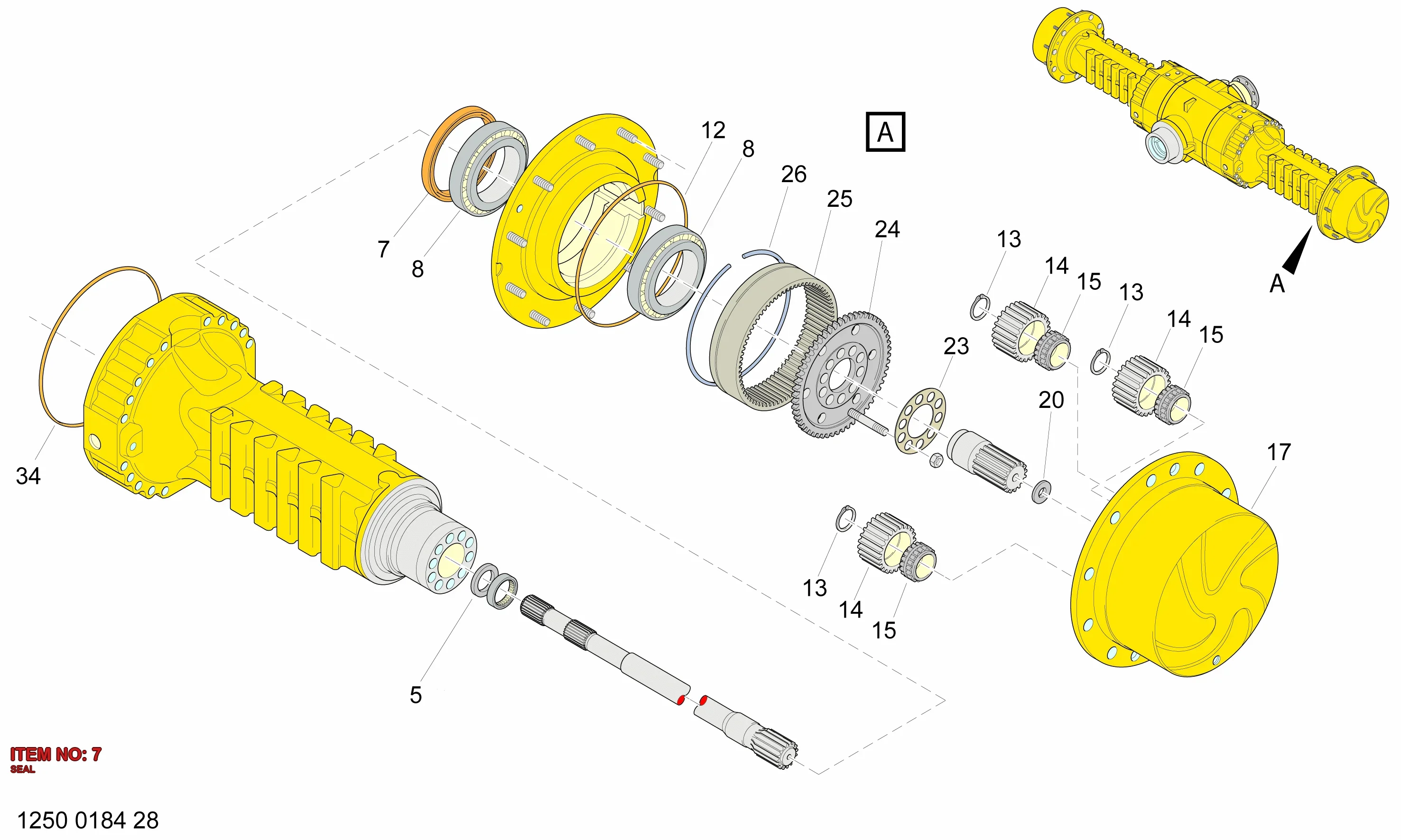 5112 3117 28 SEAL - Technical Drawing