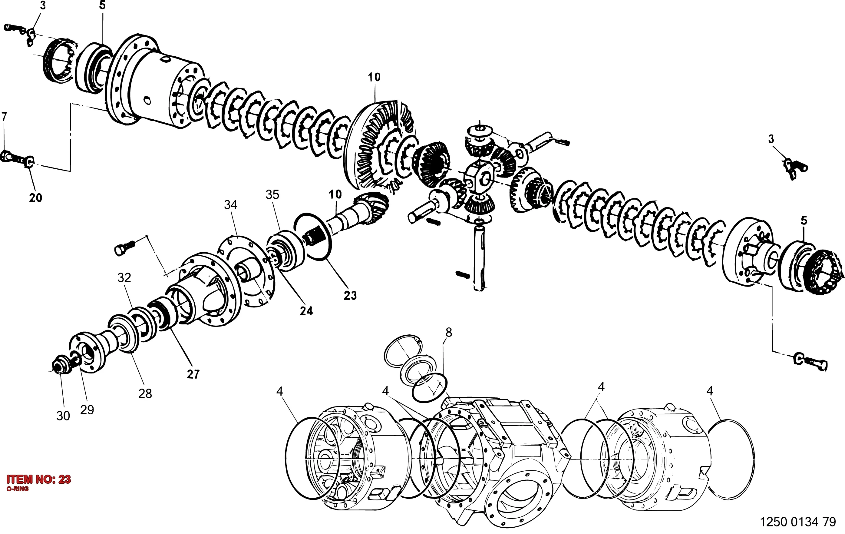 5112 3133 17 O-RING - Technical Drawing