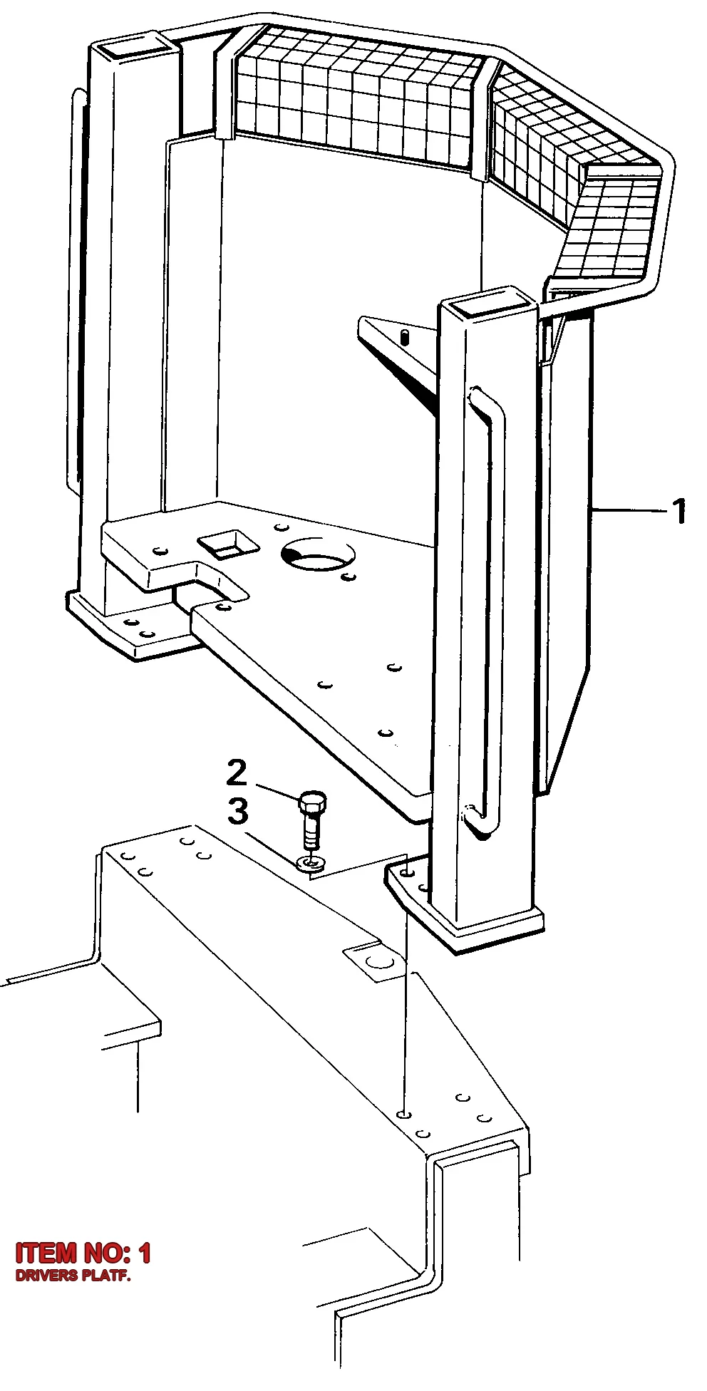 5112 3133 98 DRIVERS PLATF. - Technical Drawing