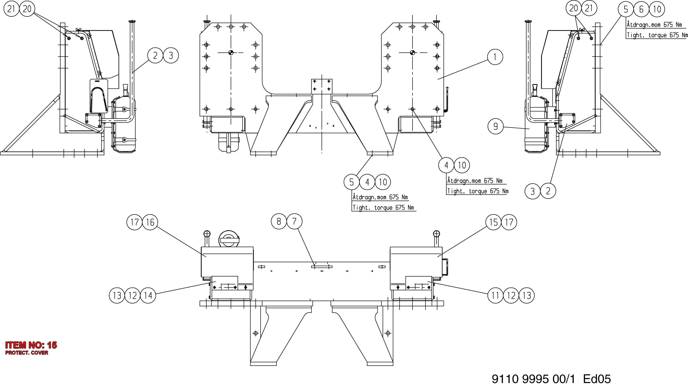 5112 3135 77 PROTECT. COVER - Technical Drawing