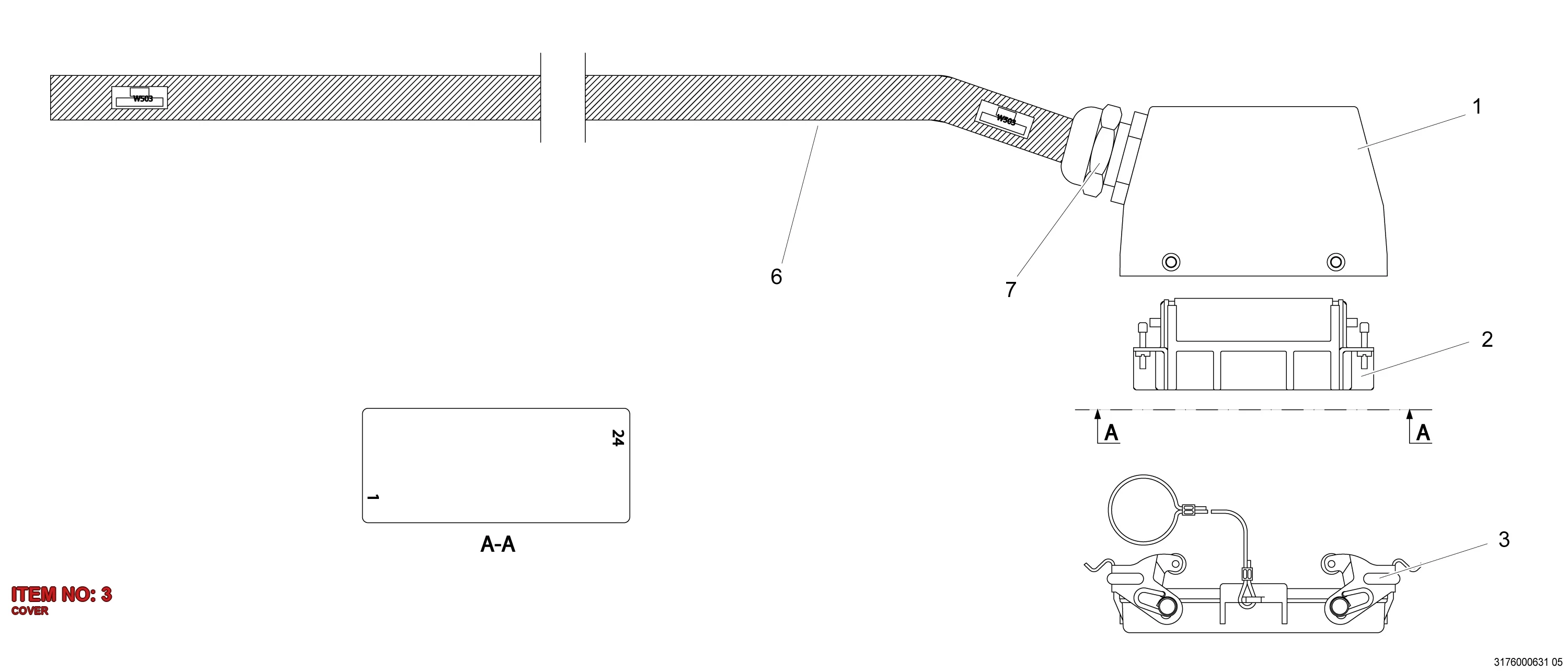 5112 3137 93 COVER - Technical Drawing