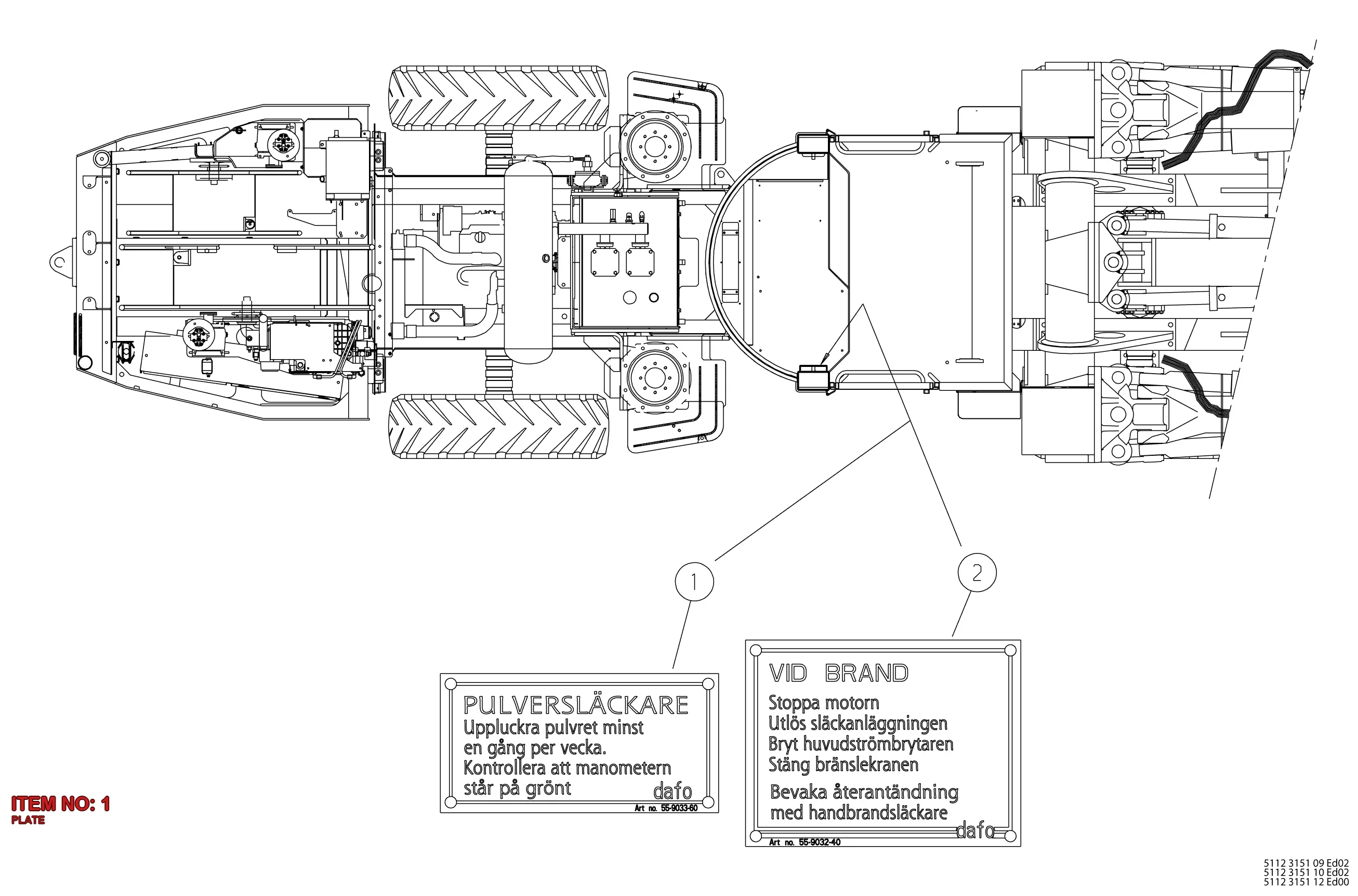 5112 3151 09 PLATE - Technical Drawing