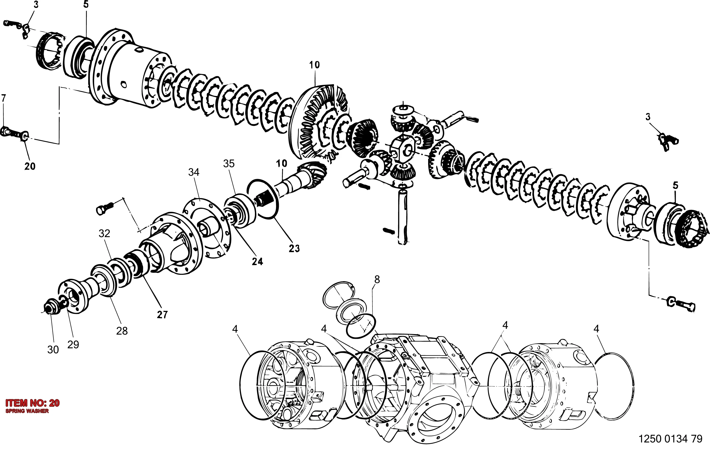 5112 3187 77 SPRING WASHER - Technical Drawing