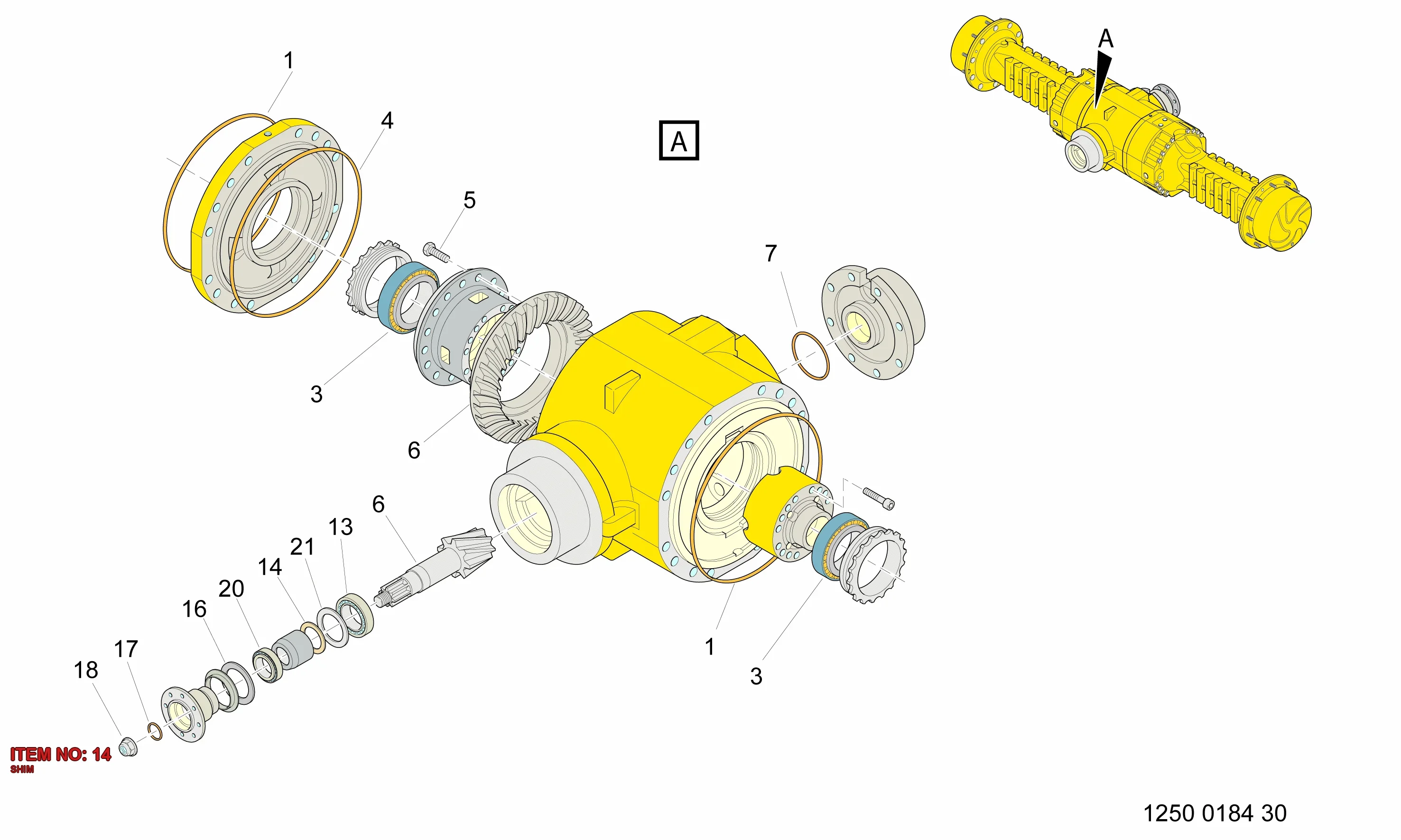 5112 3187 83 SHIM - Technical Drawing