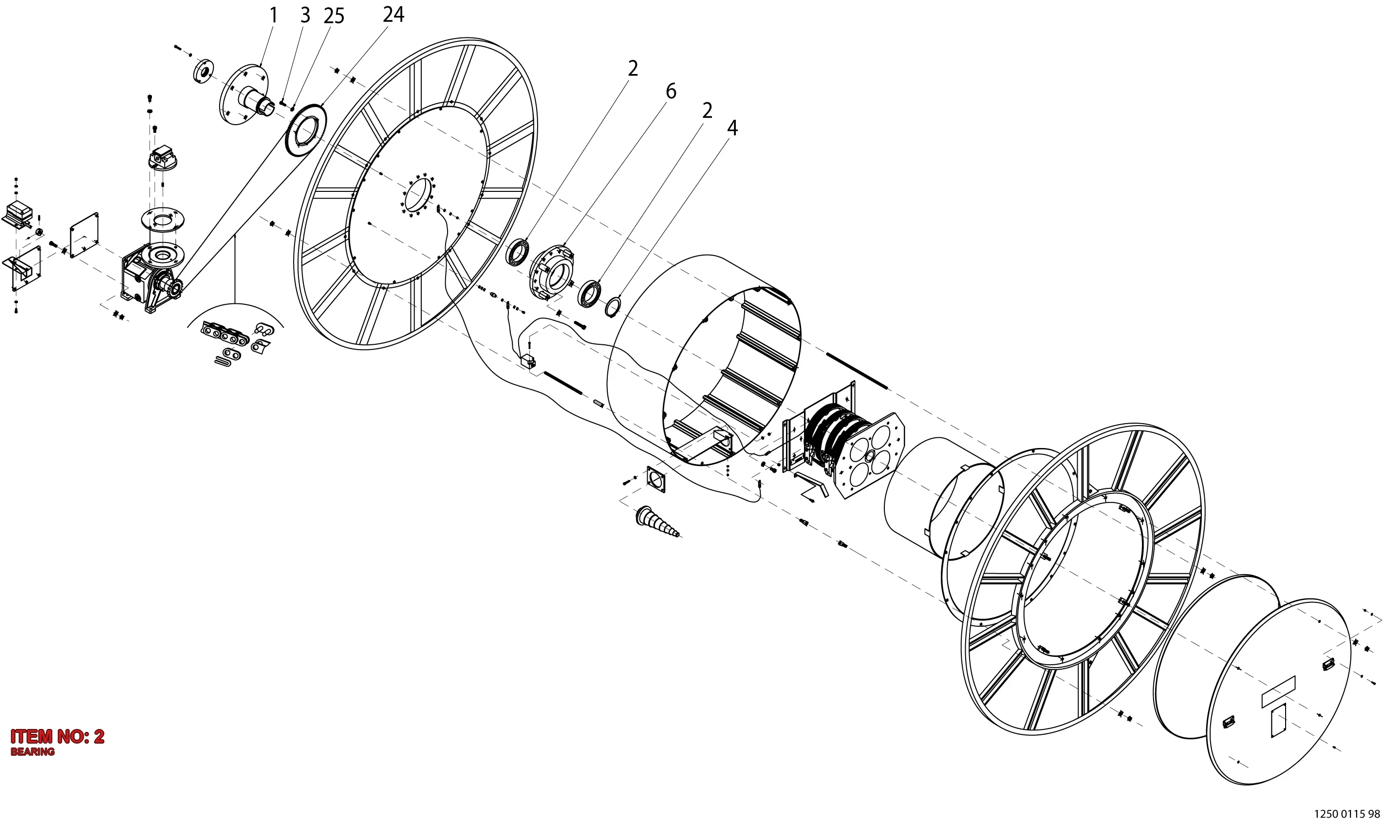 5112 3188 27 BEARING - Technical Drawing