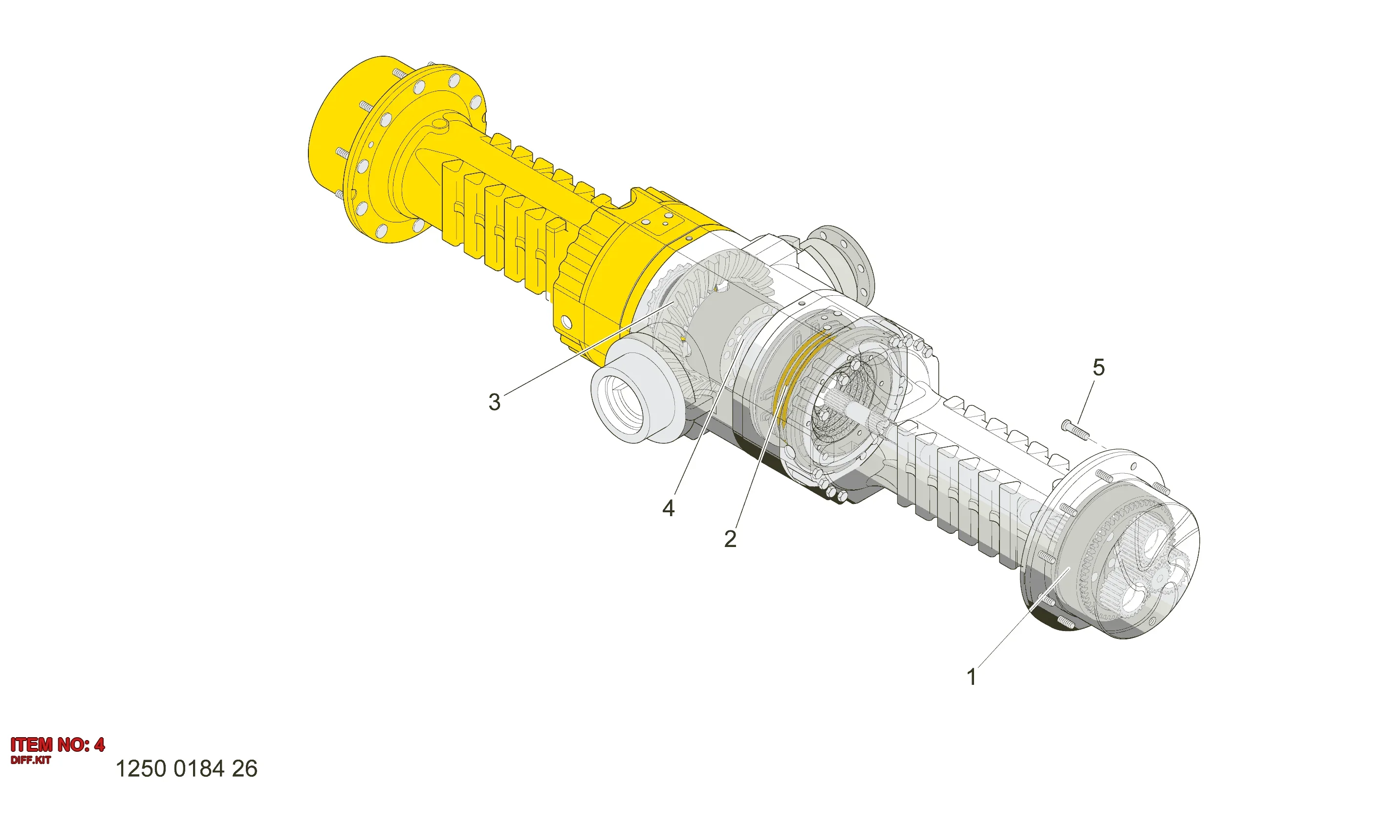 5112 3189 09 DIFF.KIT - Technical Drawing