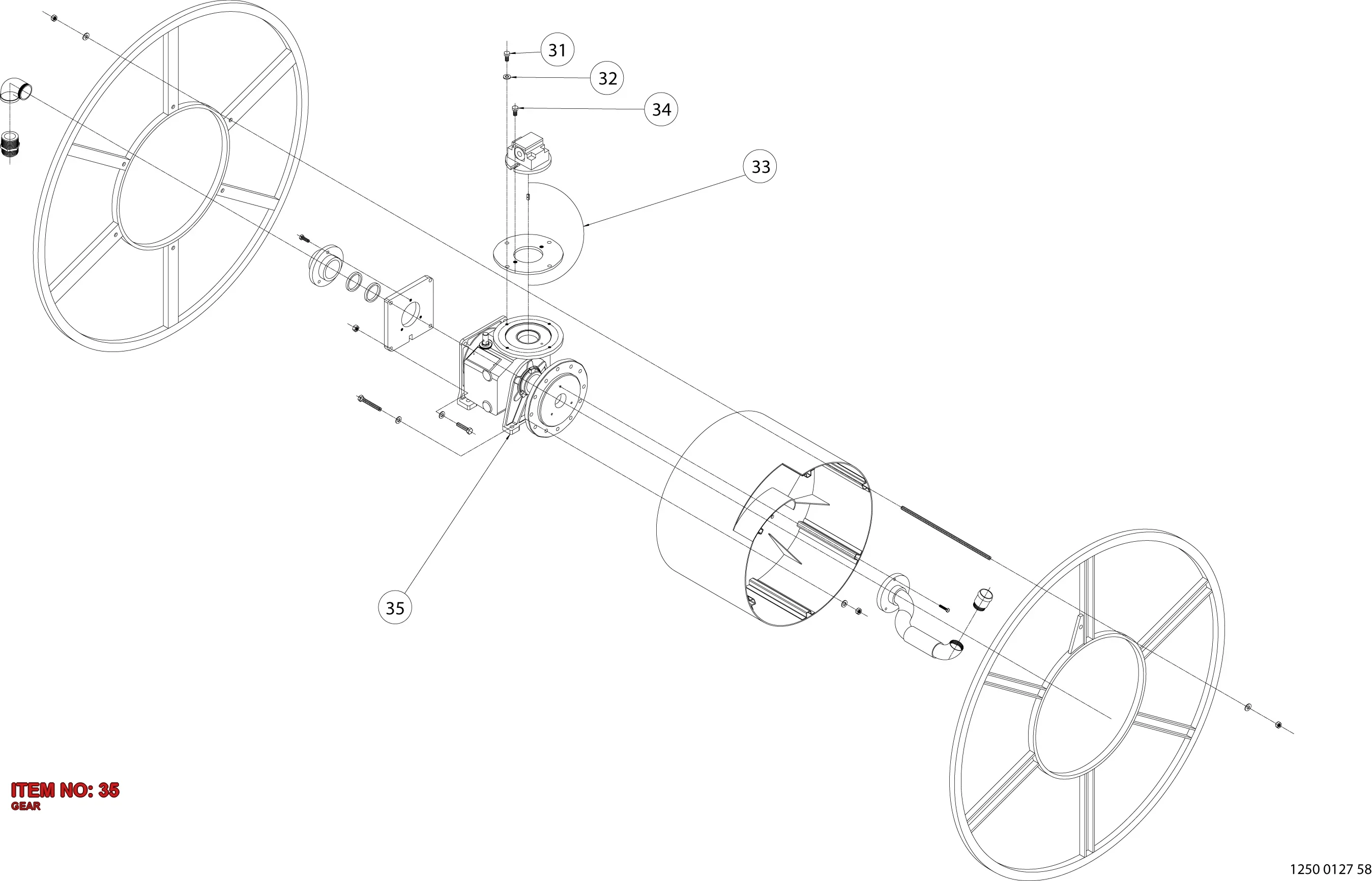 5112 3189 20 GEAR - Technical Drawing