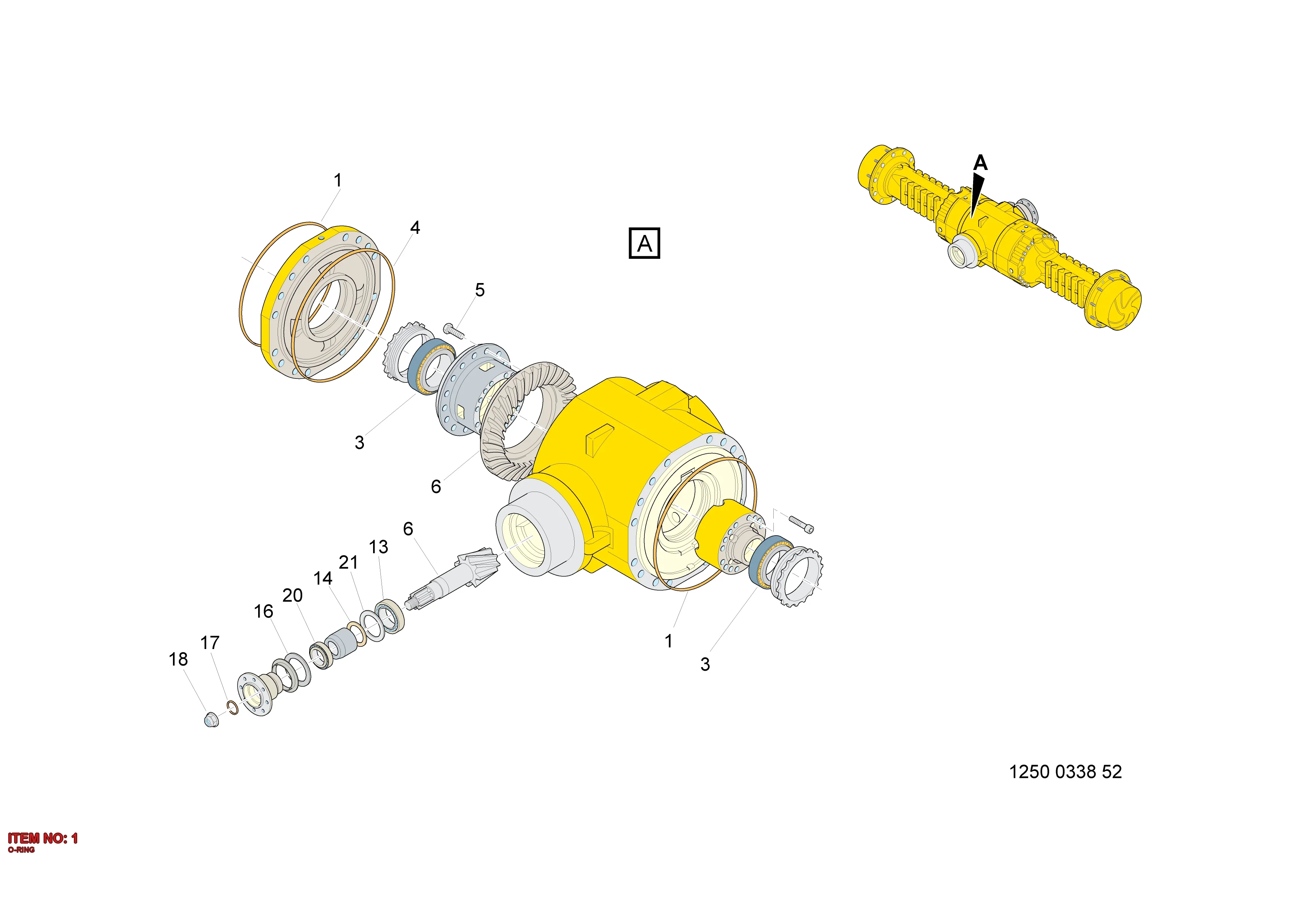 5112 3189 45 O-RING - Technical Drawing