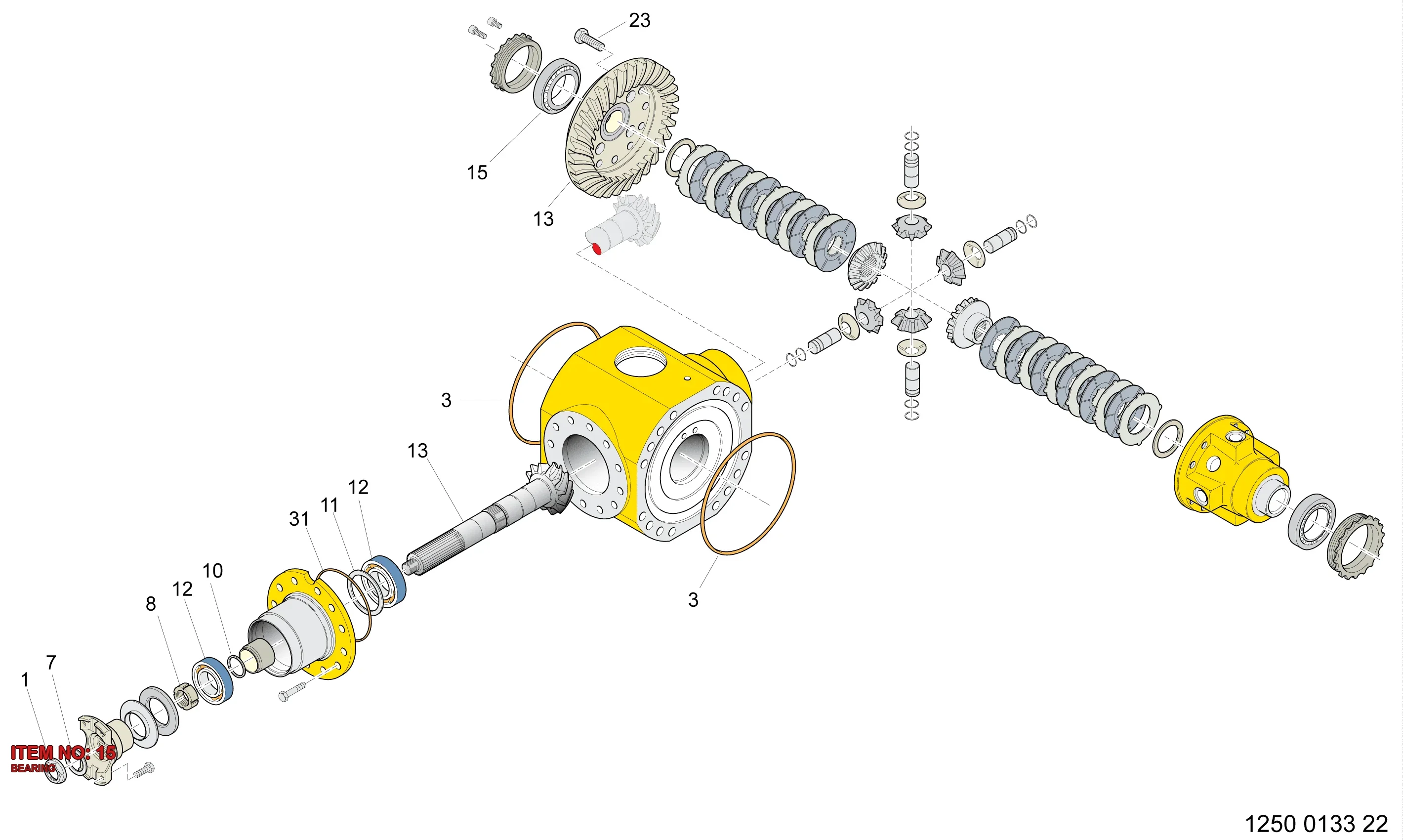 5112 3192 90 BEARING - Technical Drawing