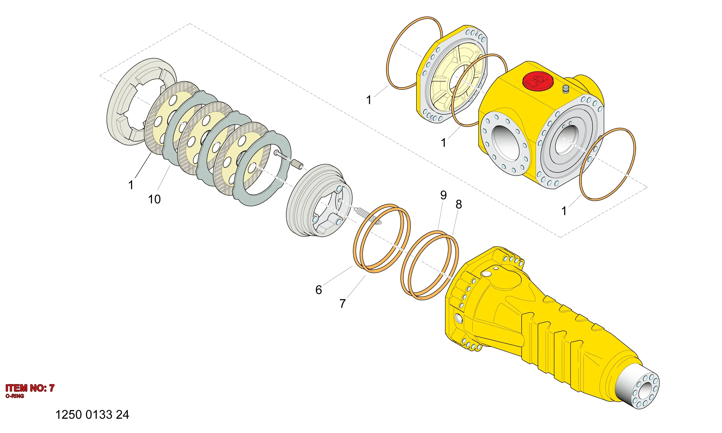 5112 3193 07 O-RING - Technical Drawing
