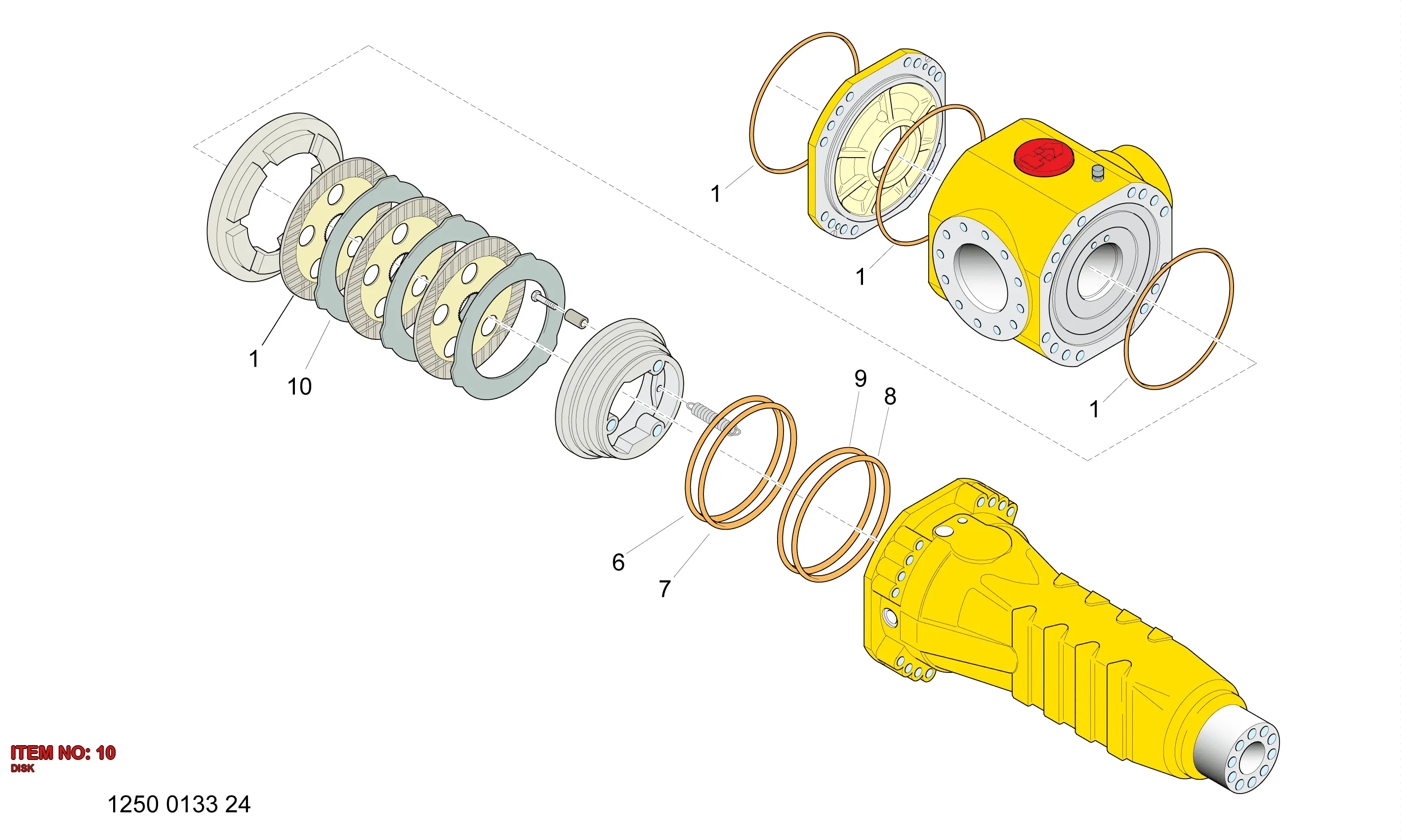 5112 3193 10 DISK - Technical Drawing