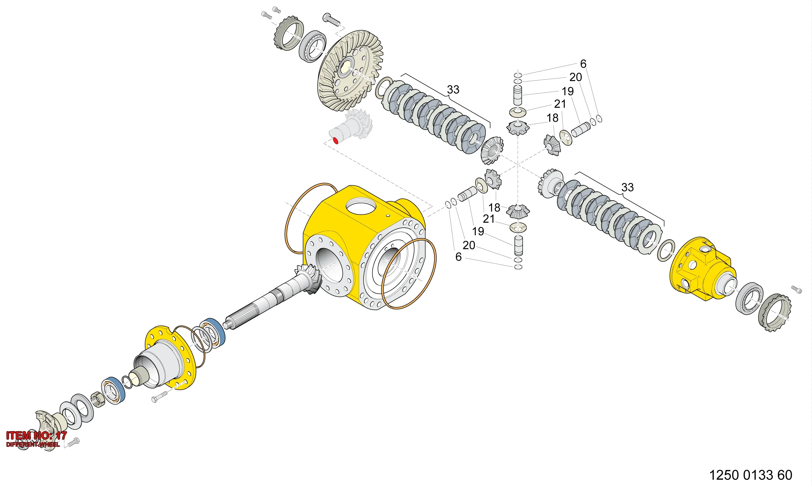 5112 3193 13 DIFFERENT.WHEEL - Technical Drawing