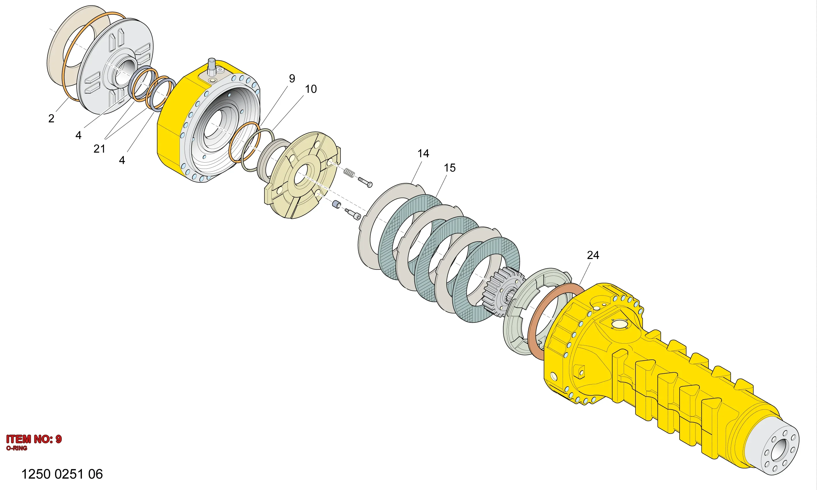 5112 3199 28 O-RING - Technical Drawing