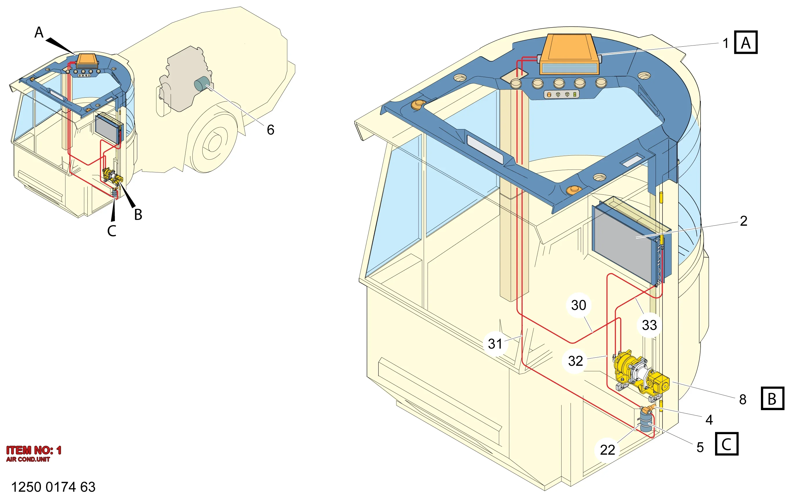 5112 3199 81 AIR COND.UNIT - Technical Drawing