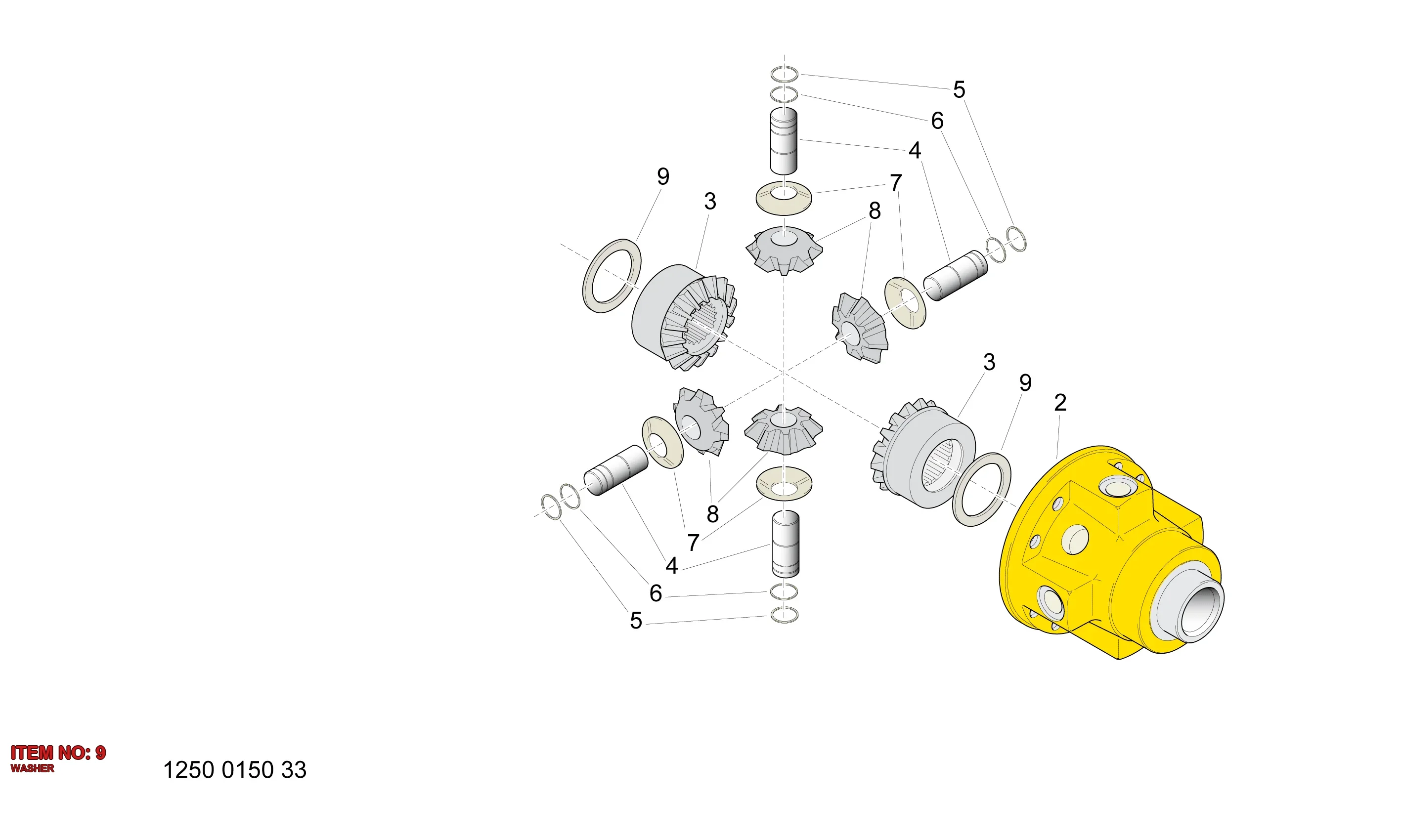 5112 3201 87 WASHER - Technical Drawing