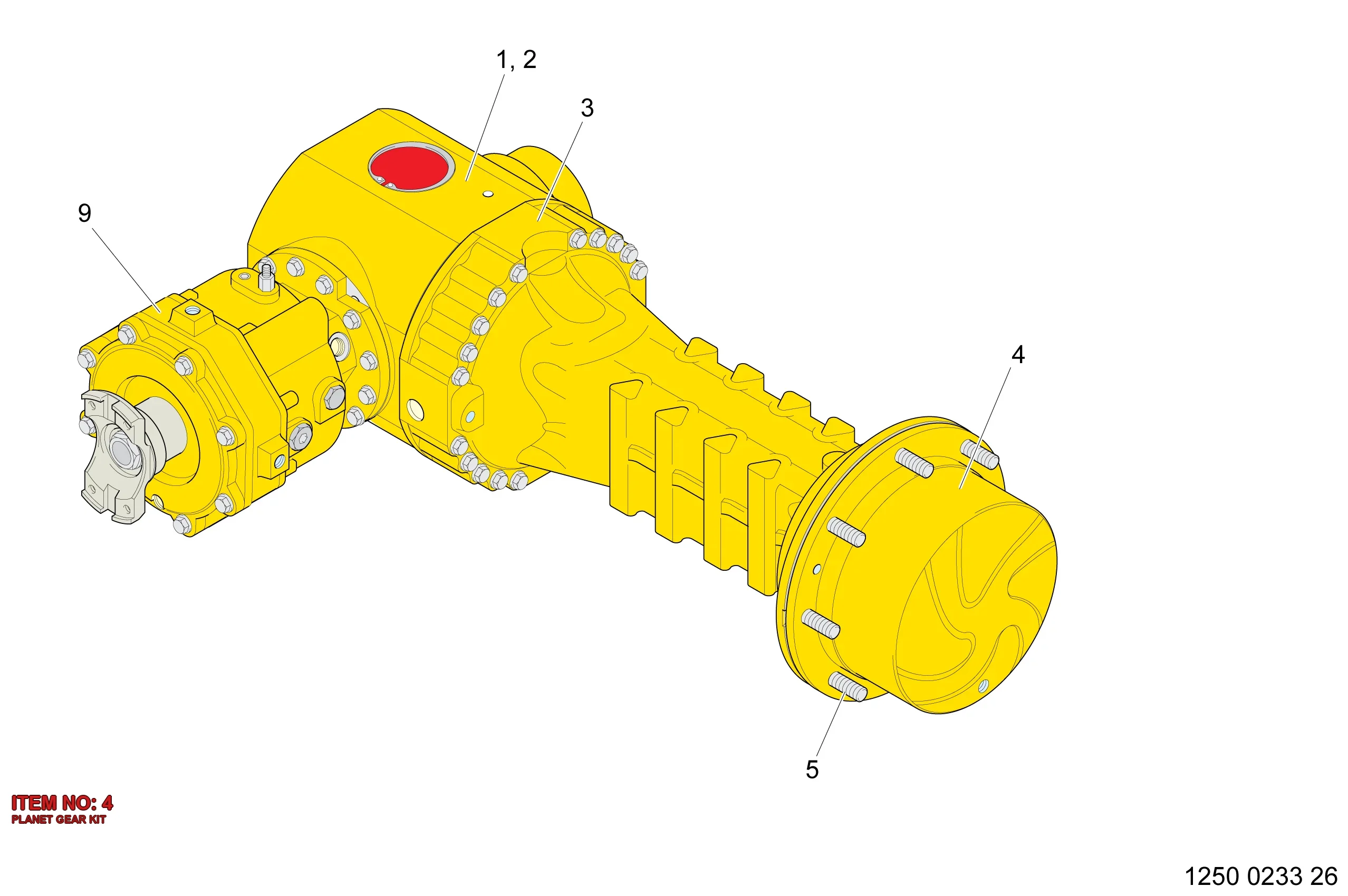 5112 3202 91 PLANET GEAR KIT - Technical Drawing
