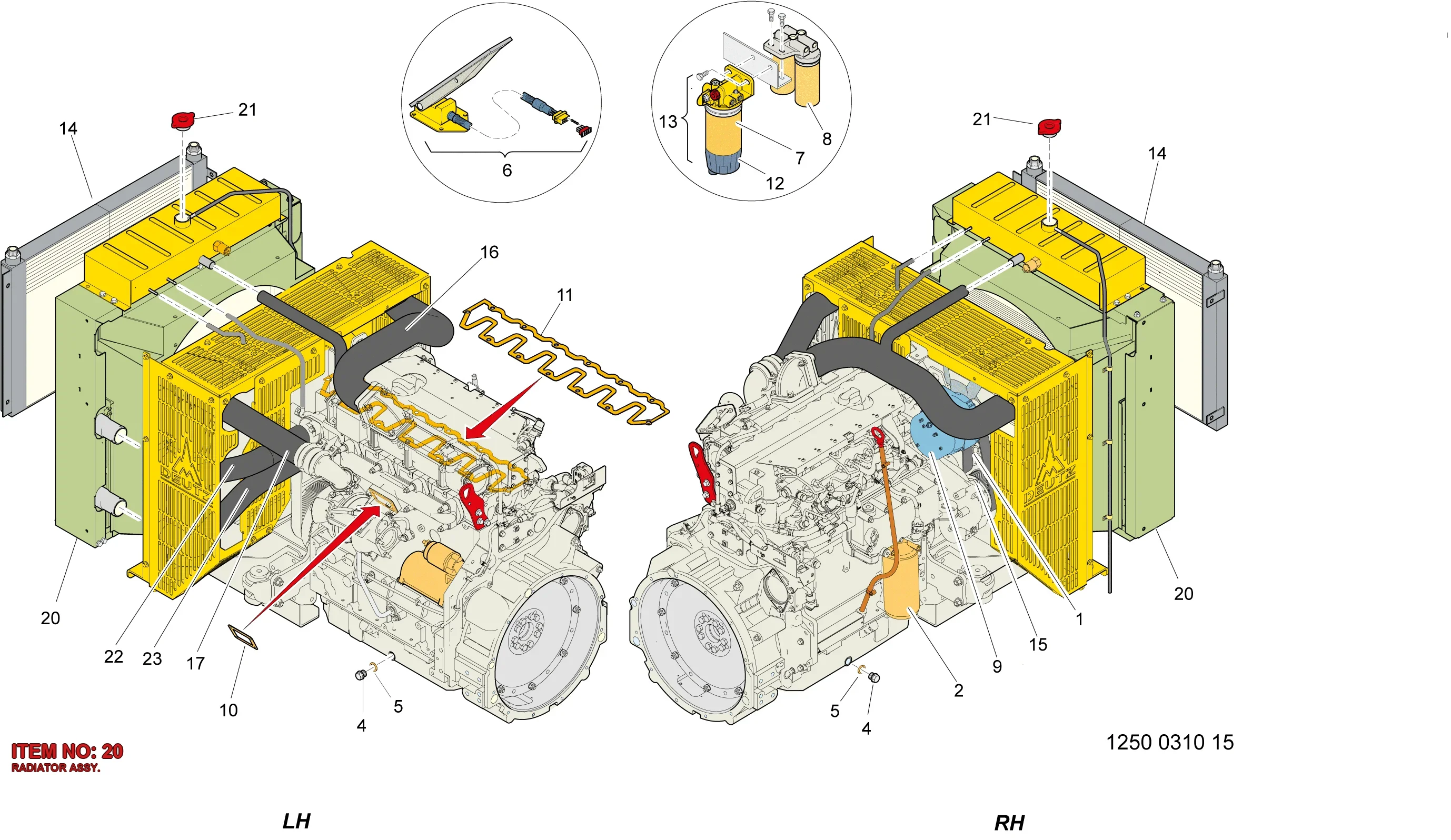 5112 3217 41 RADIATOR ASSY. - Technical Drawing