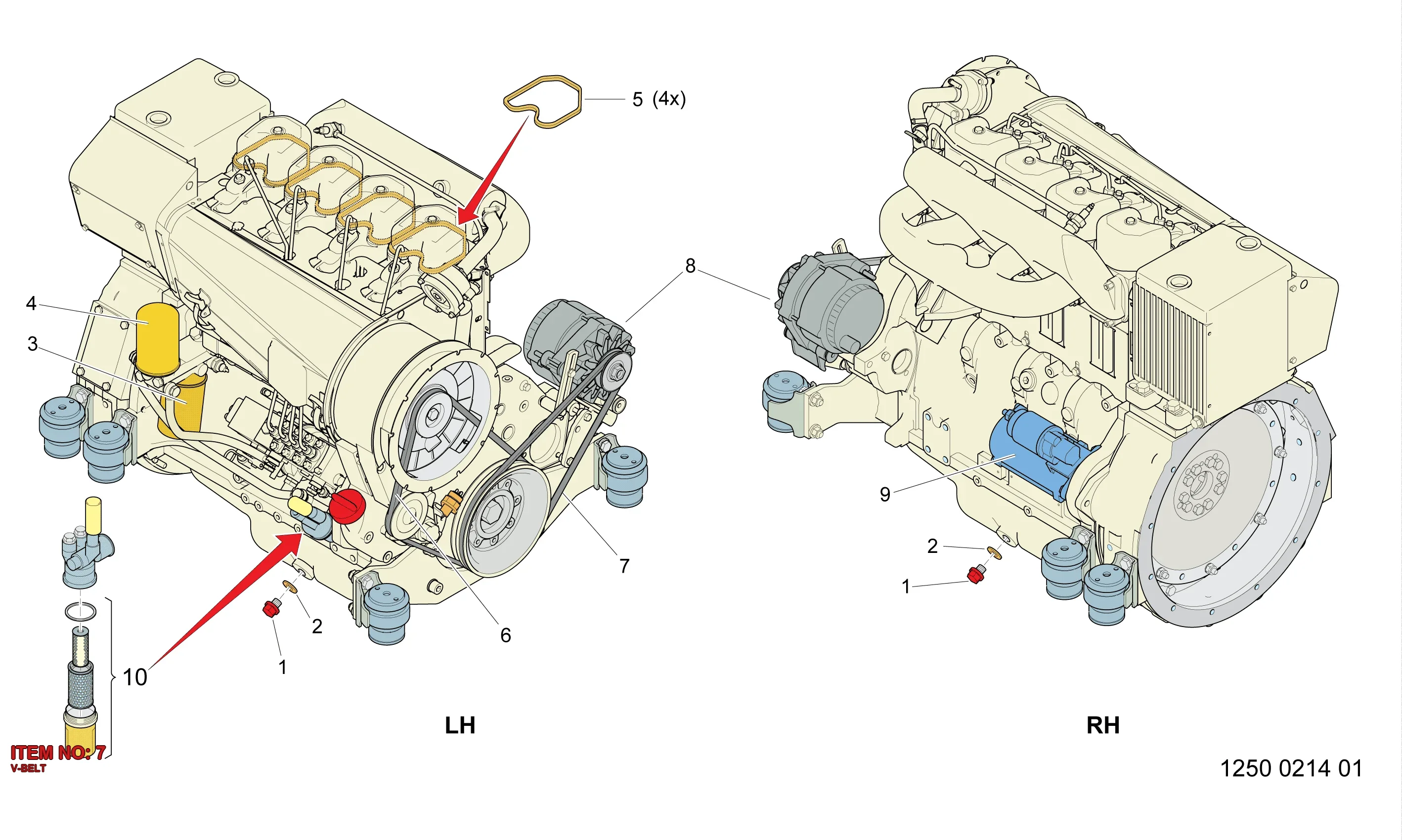 5112 3226 17 V-BELT - Technical Drawing