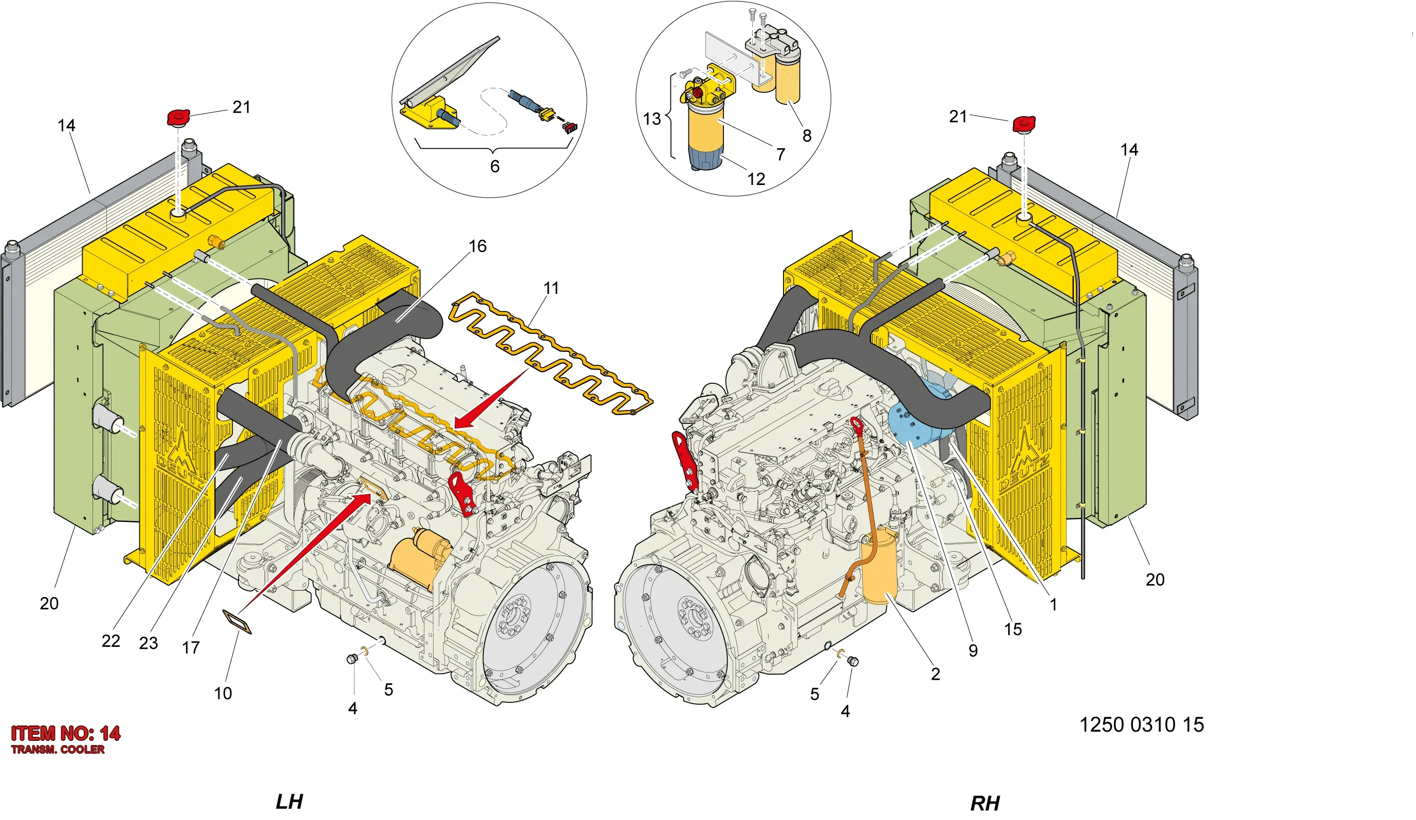 5112 3227 01 TRANSM. COOLER - Technical Drawing