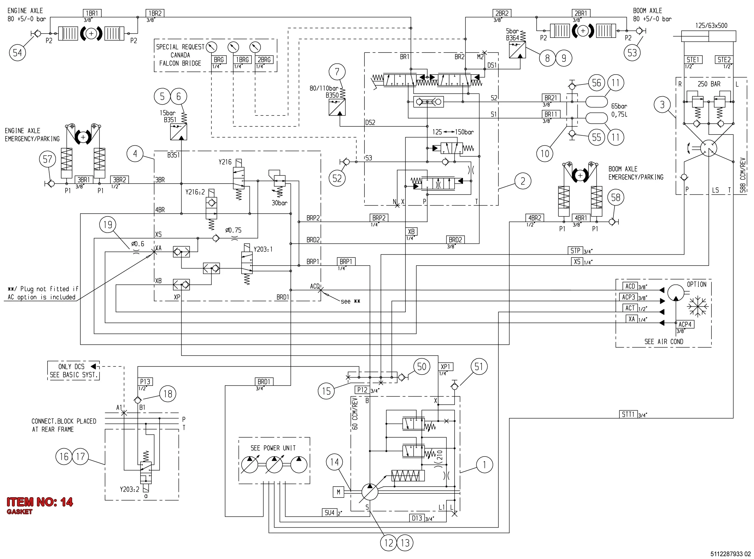 5112 3227 51 GASKET - Technical Drawing