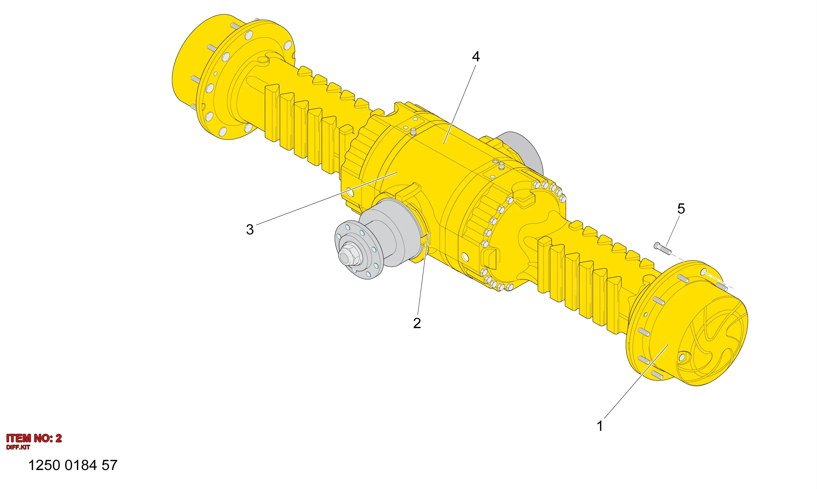 5112 3227 83 DIFF.KIT - Technical Drawing