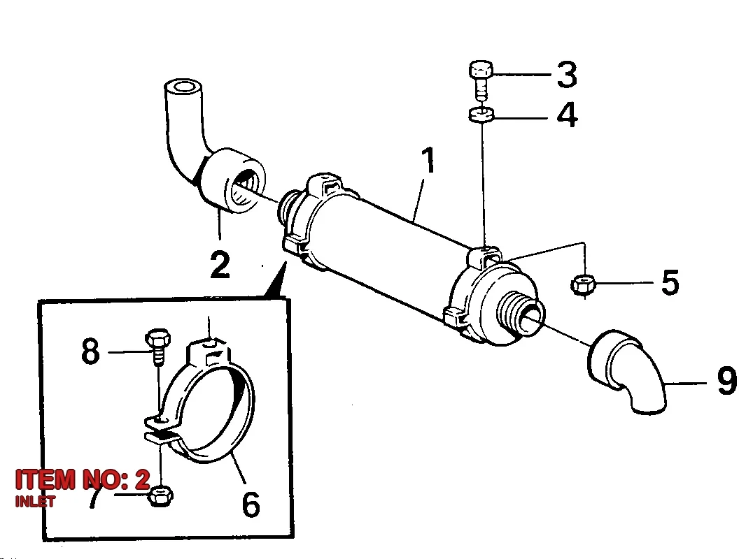 5112 3231 33 INLET - Technical Drawing